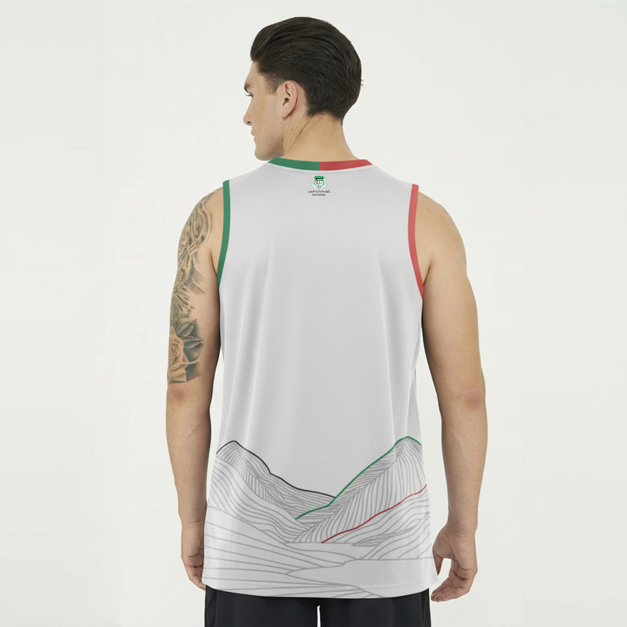 Camiseta Sin Mangas Baloncesto Saharaui - Blanco - Image 2