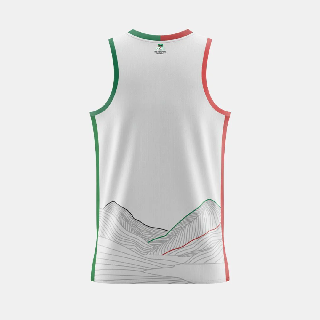 Camiseta Sin Mangas Baloncesto Saharaui - Blanco - Image 4