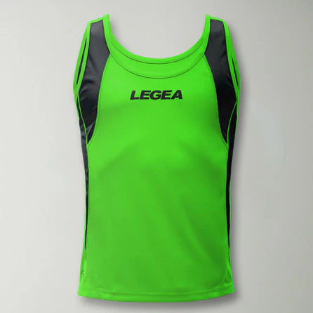 Canotta running traspirante 100% poliestere