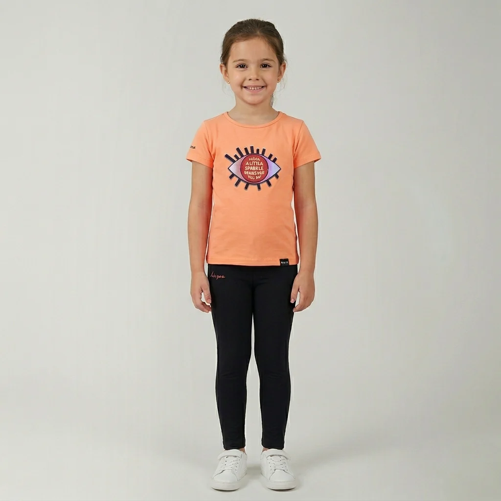 Completino in cotone per bambine Vetra - taglie piccole