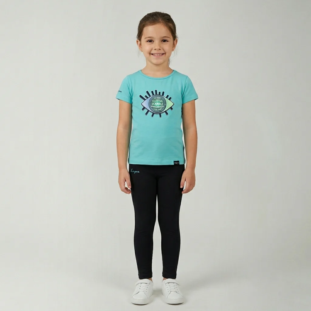 Completino in cotone per bambine Vetra - taglie piccole