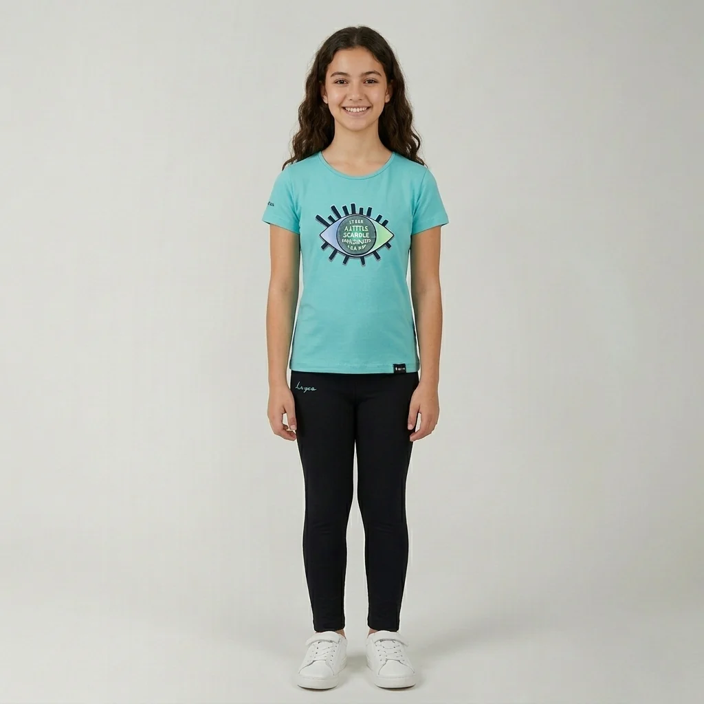 Completino in cotone per bambine Vetra - taglie piccole
