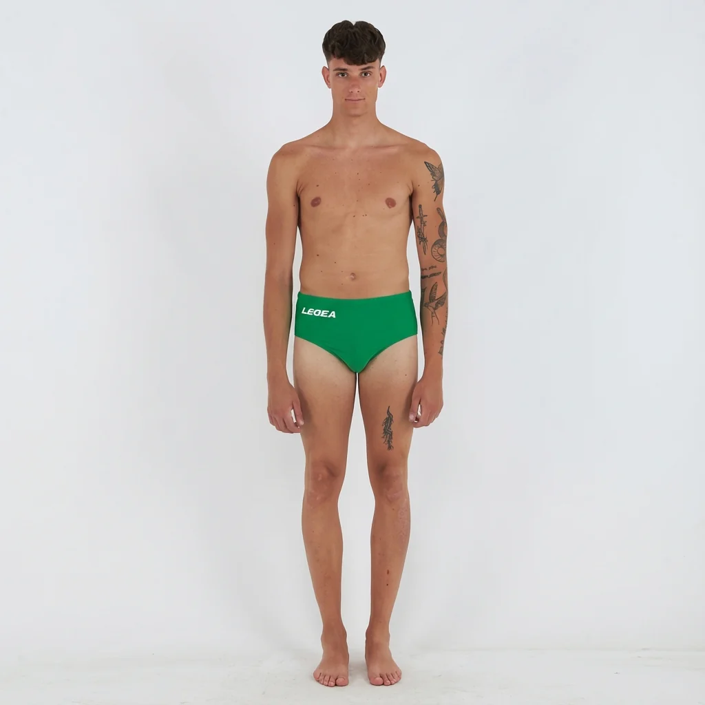 Coulottes sportive in poliestere con loghi ricamati - Image 4