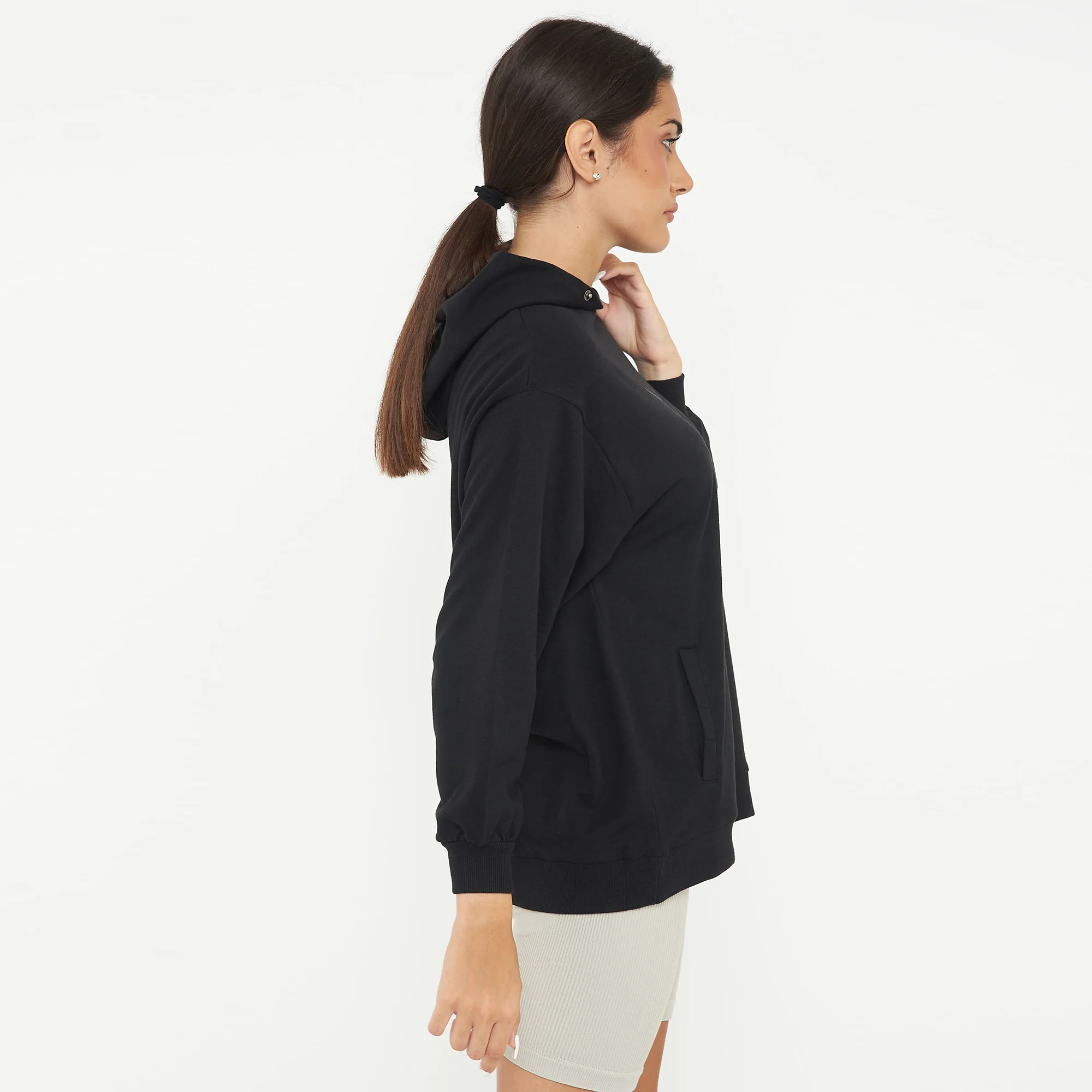 Felpa con cappuccio in cotone F Loosy - Image 6