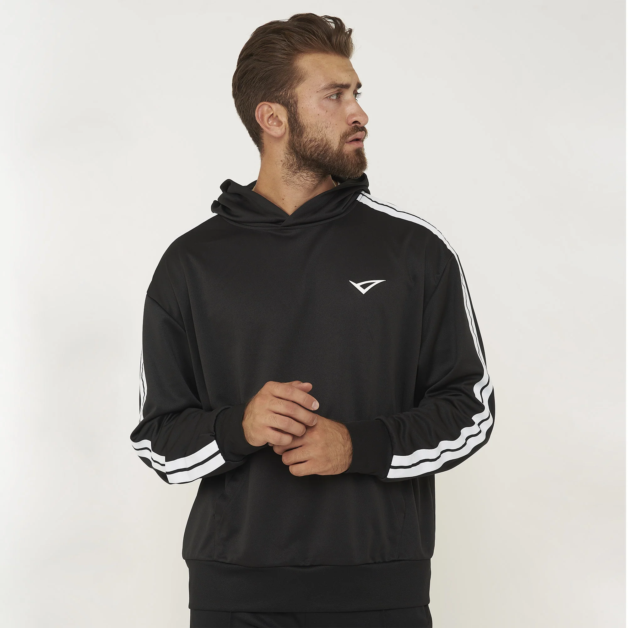 Felpa senza zip con cappuccio Space