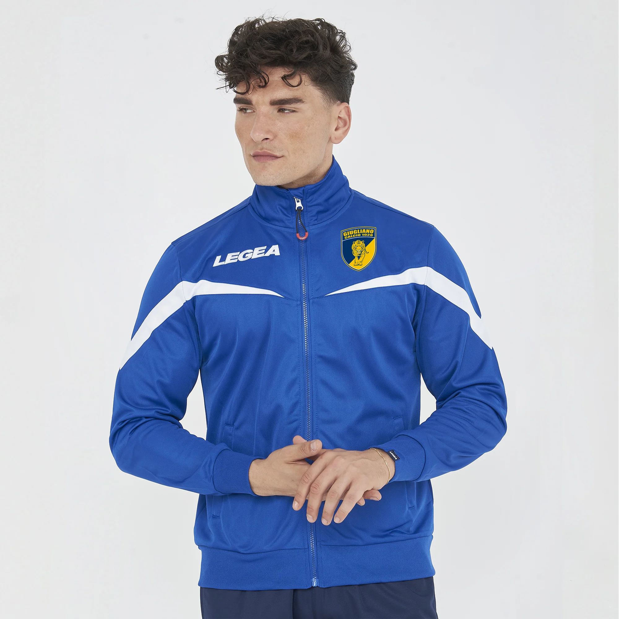 Giacca allenamento azzurra - Giugliano Calcio