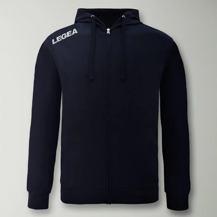 Felpa con zip e cappuccio in french terry Farel