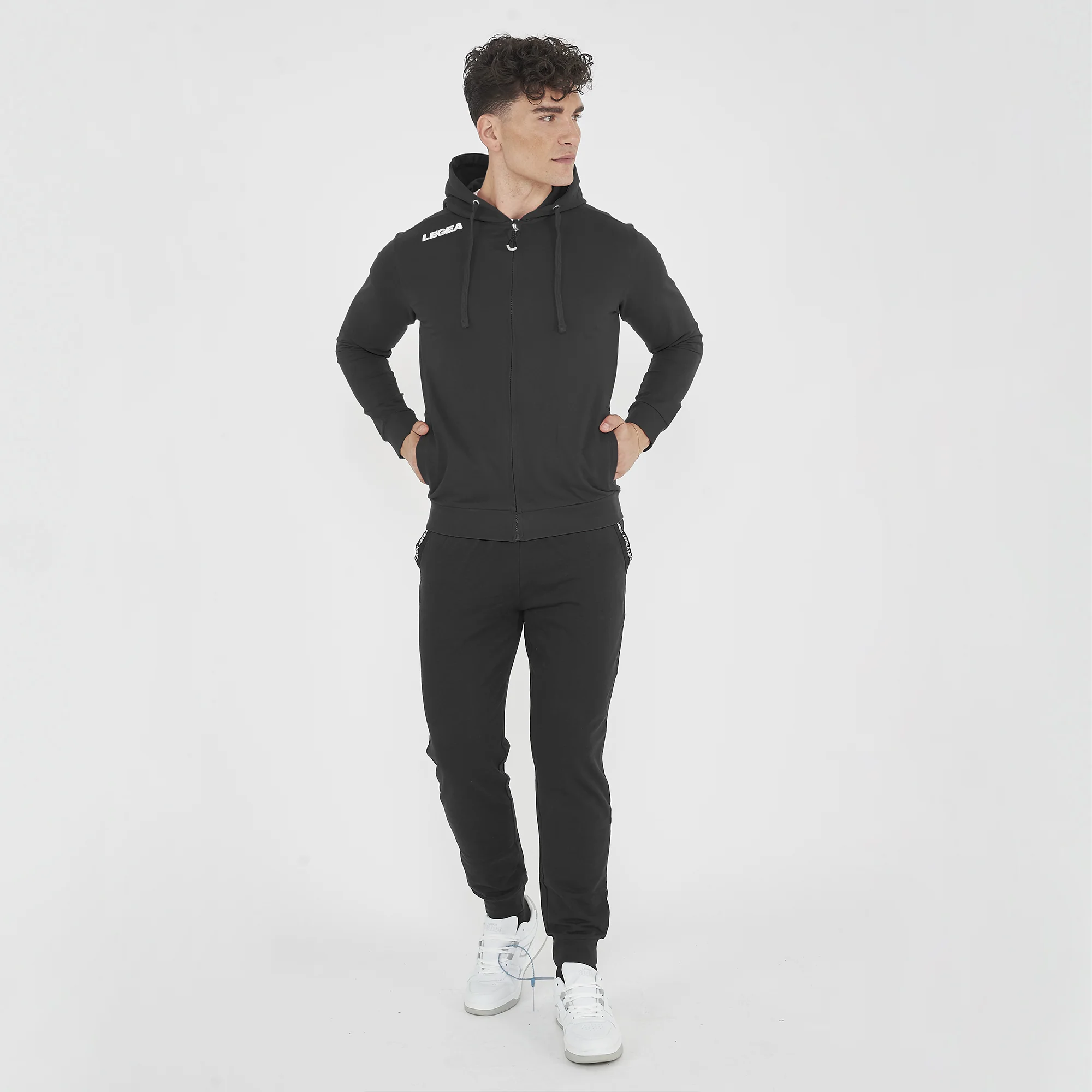 Felpa con zip e cappuccio in french terry Farel - Image 6