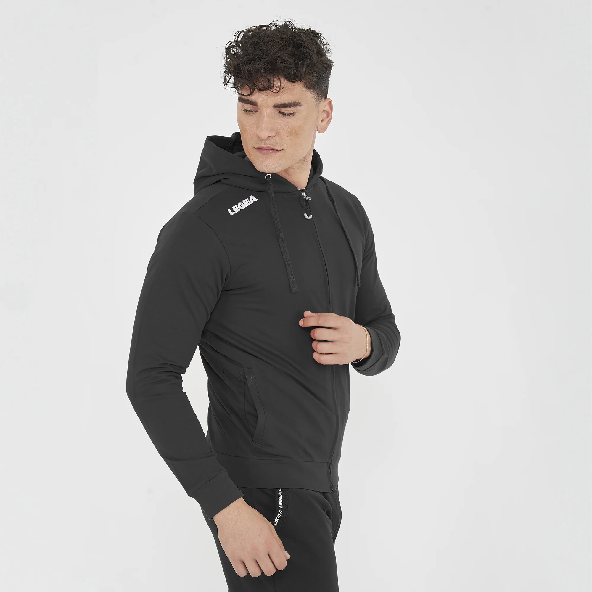 Felpa con zip e cappuccio in french terry Farel - Image 3