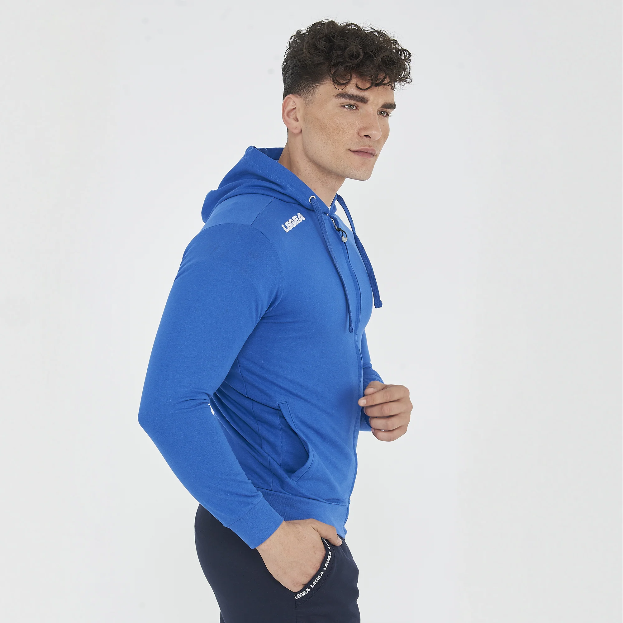 Felpa con zip e cappuccio in french terry Farel - Image 3