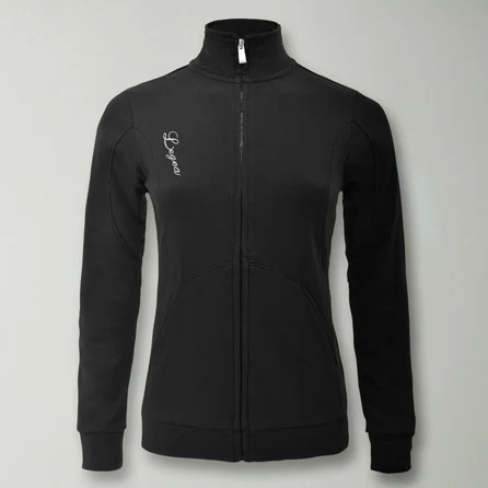 Felpa con zip in cotone Karida