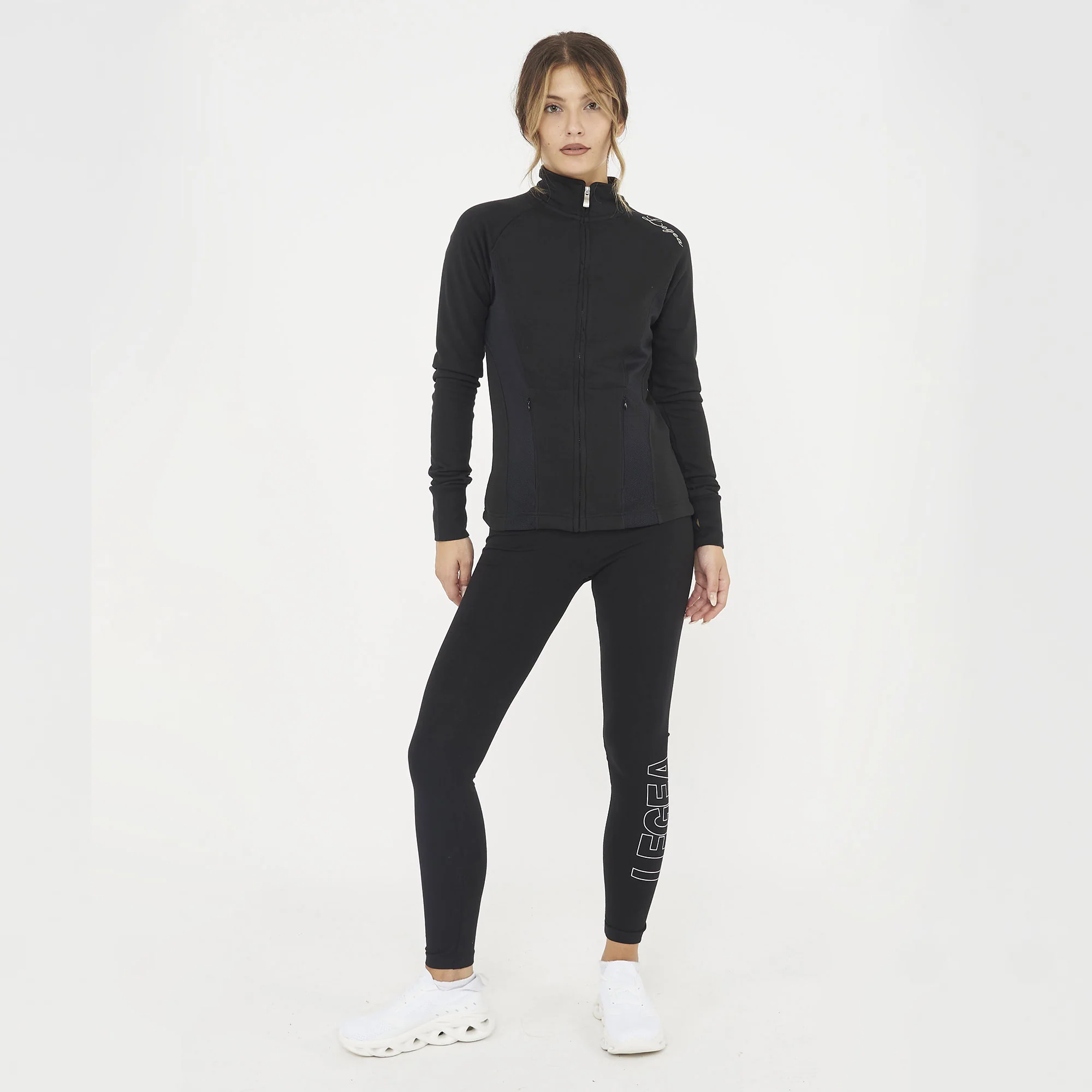 Felpa slim in cotone con zip Dafne - Image 7