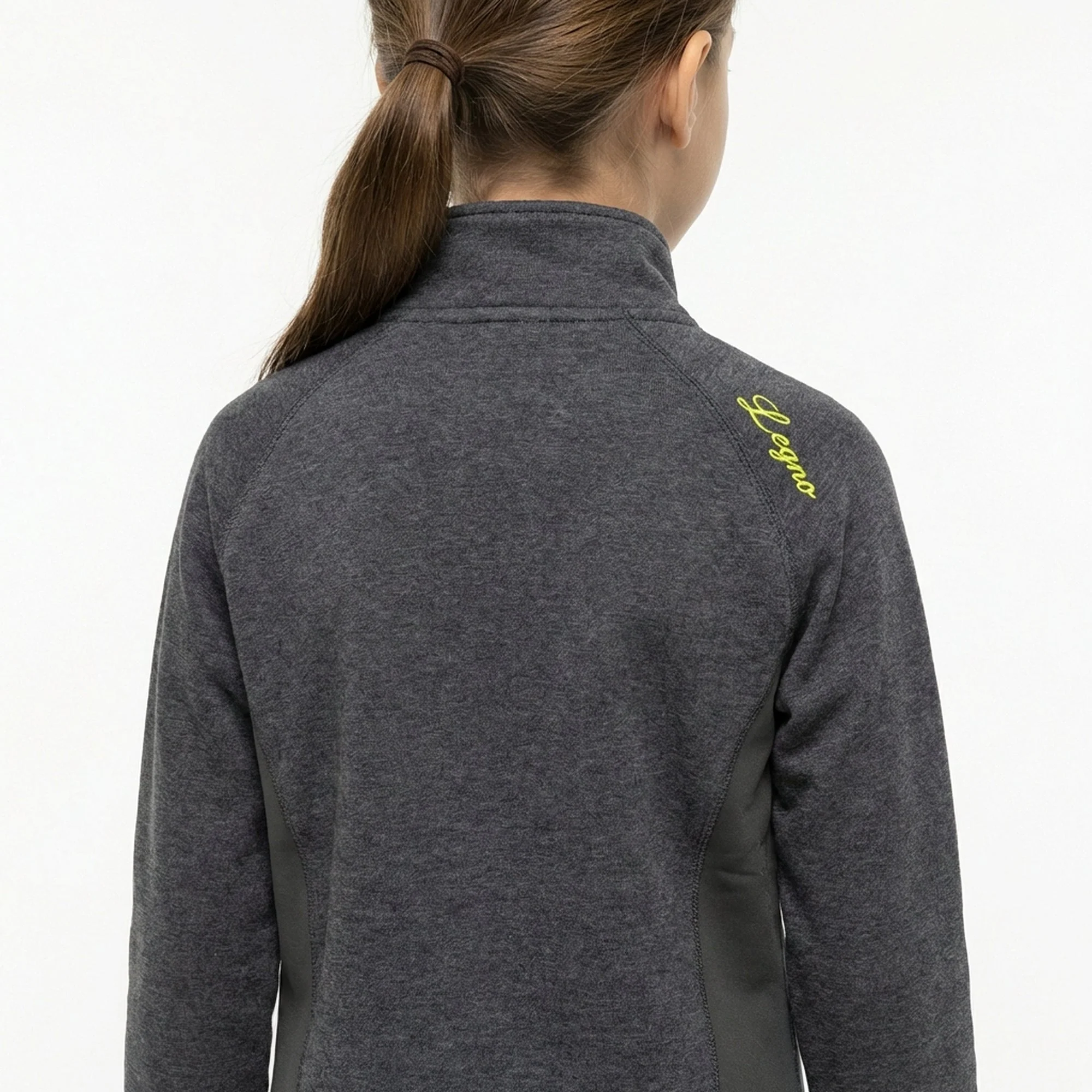 Felpa slim in cotone con zip Dafne - Image 2