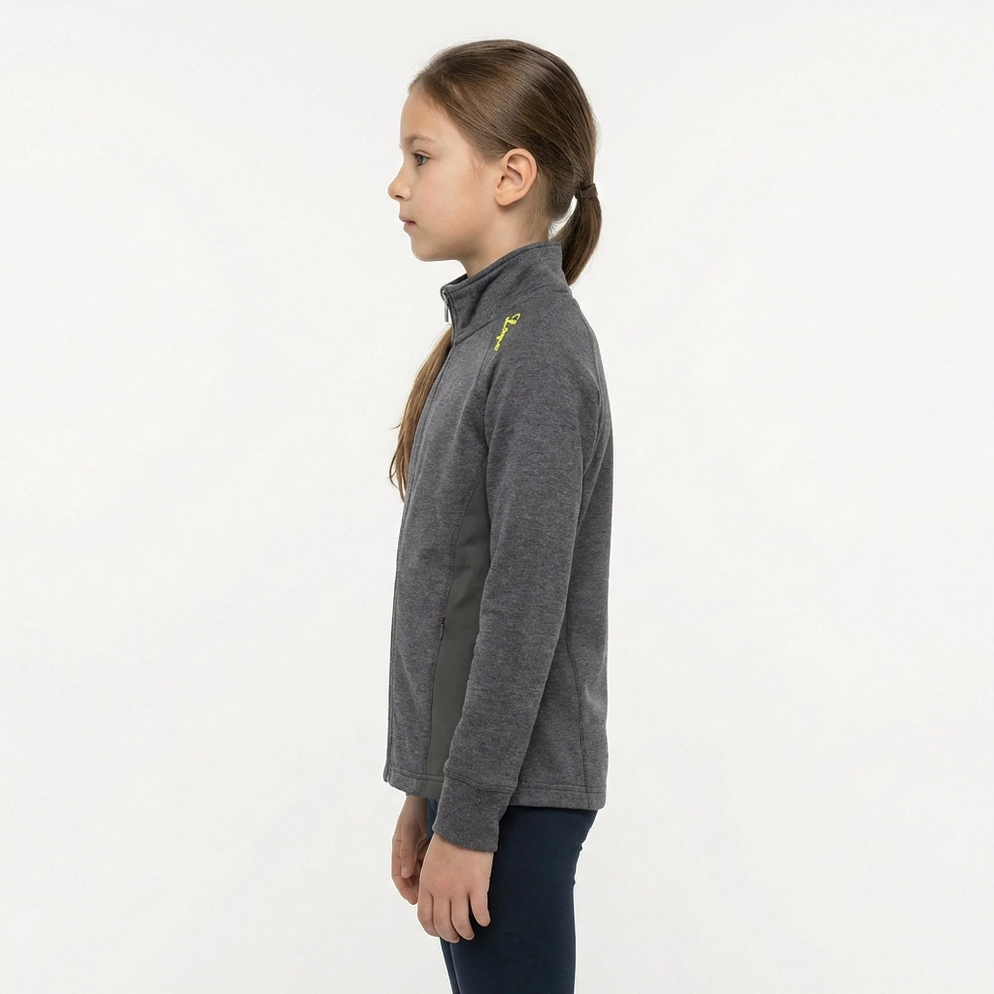 Felpa slim in cotone con zip Dafne - Image 3