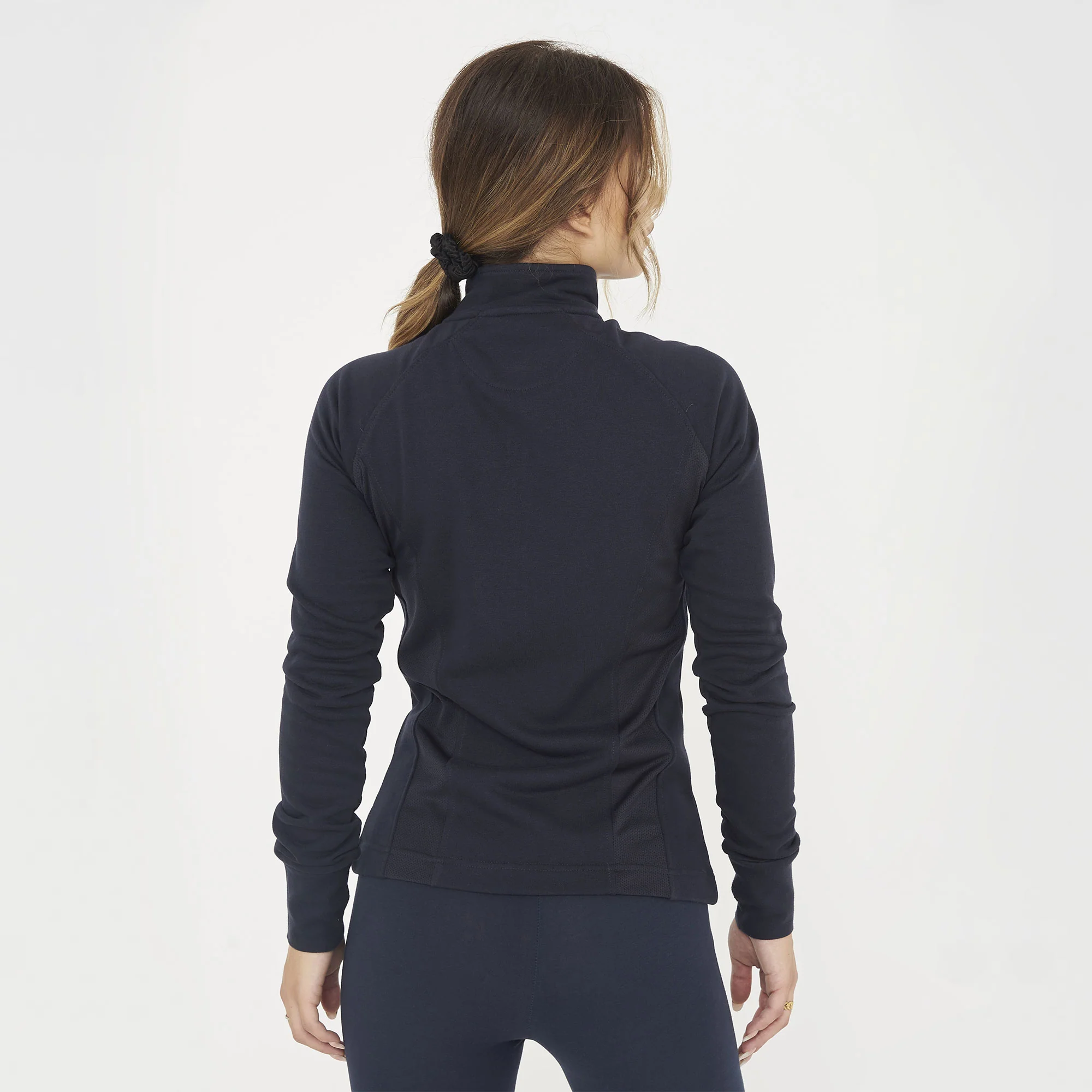 Felpa slim in cotone con zip Dafne - Image 3