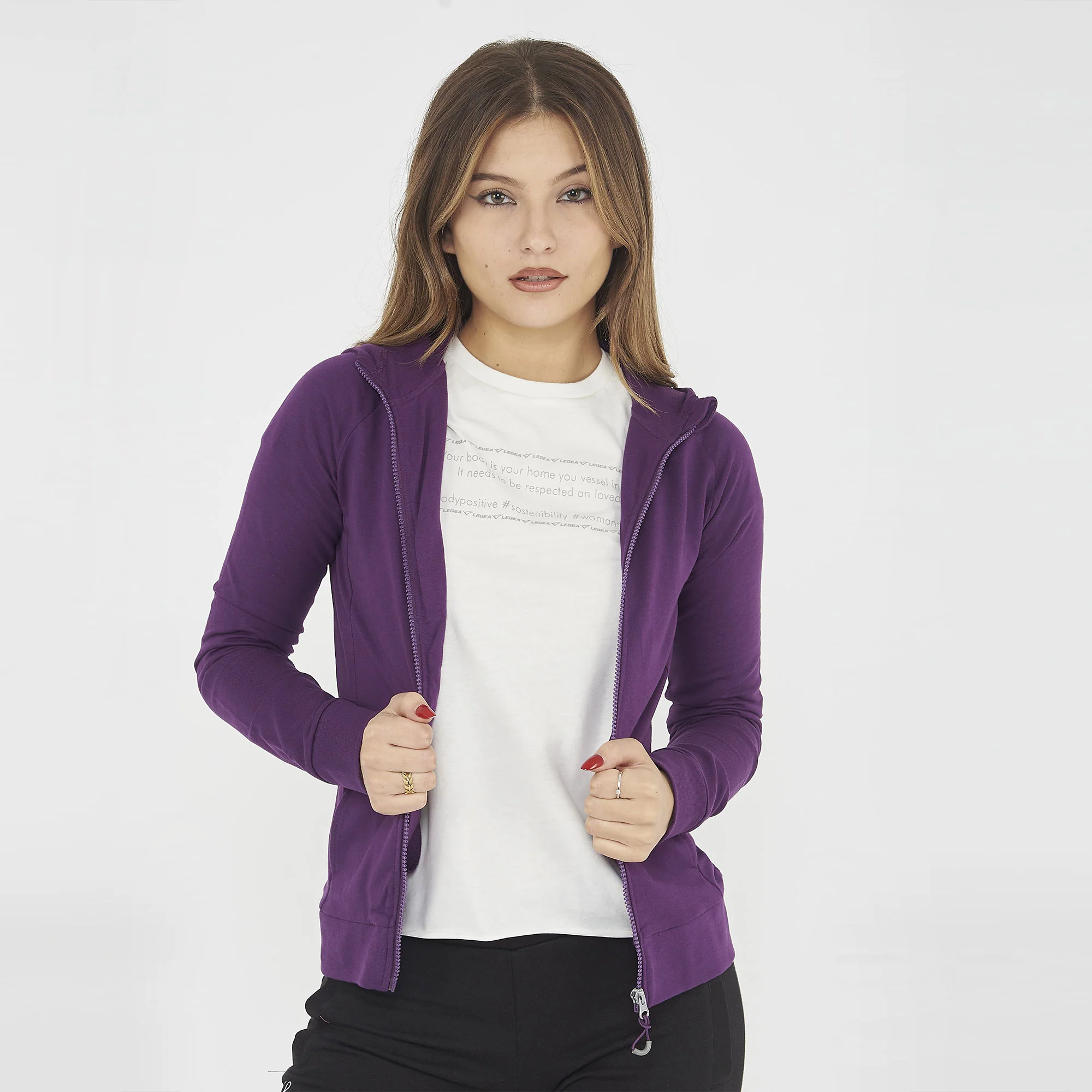 Giacca sportiva leggera con zip e cappuccio Dair - Image 6