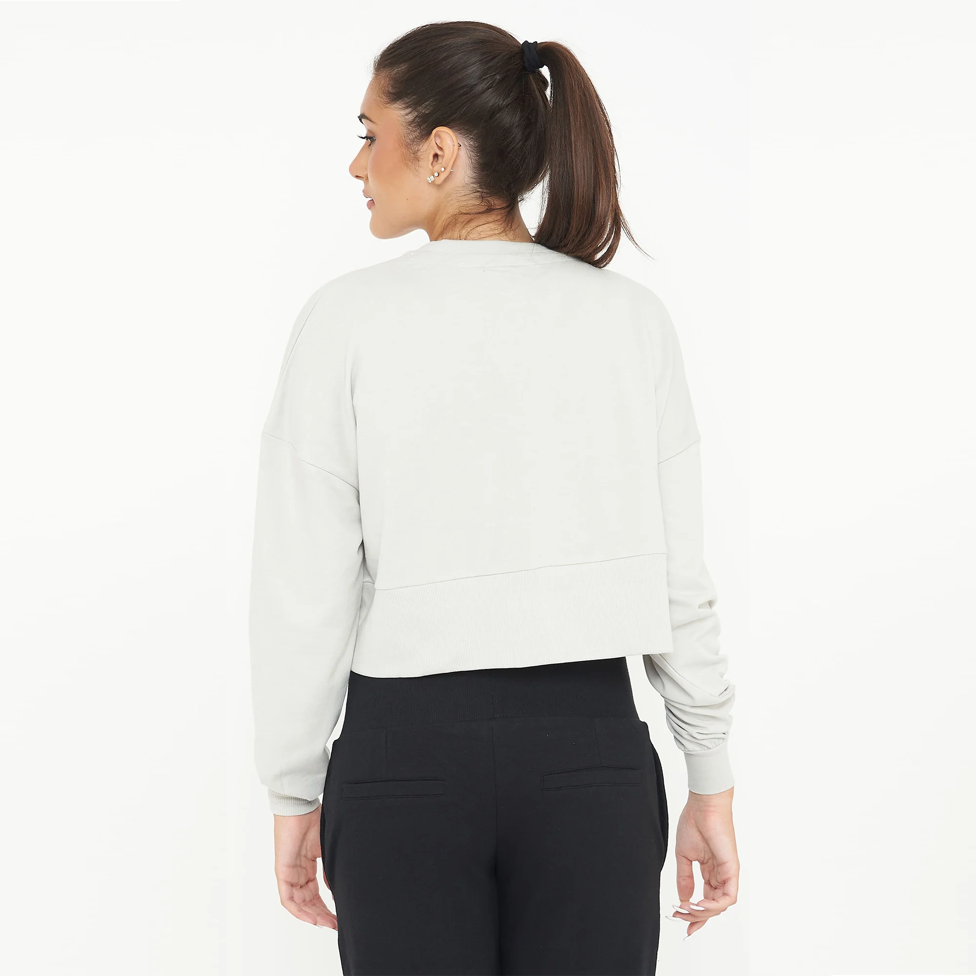 Felpa girocollo in cotone F-Essence - Image 2