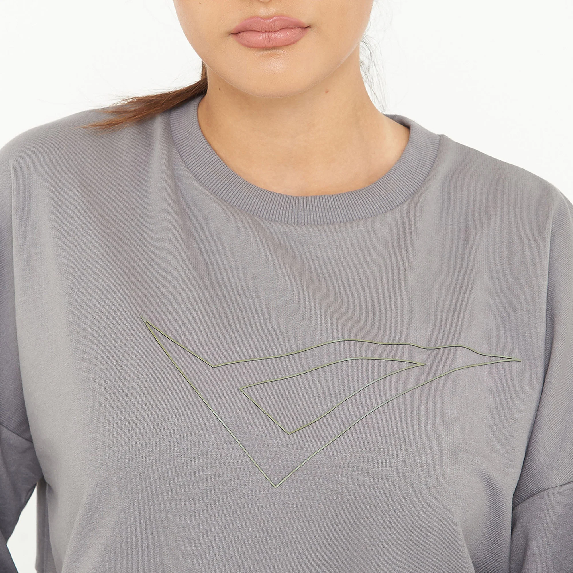 Felpa girocollo in cotone F-Essence - Image 3