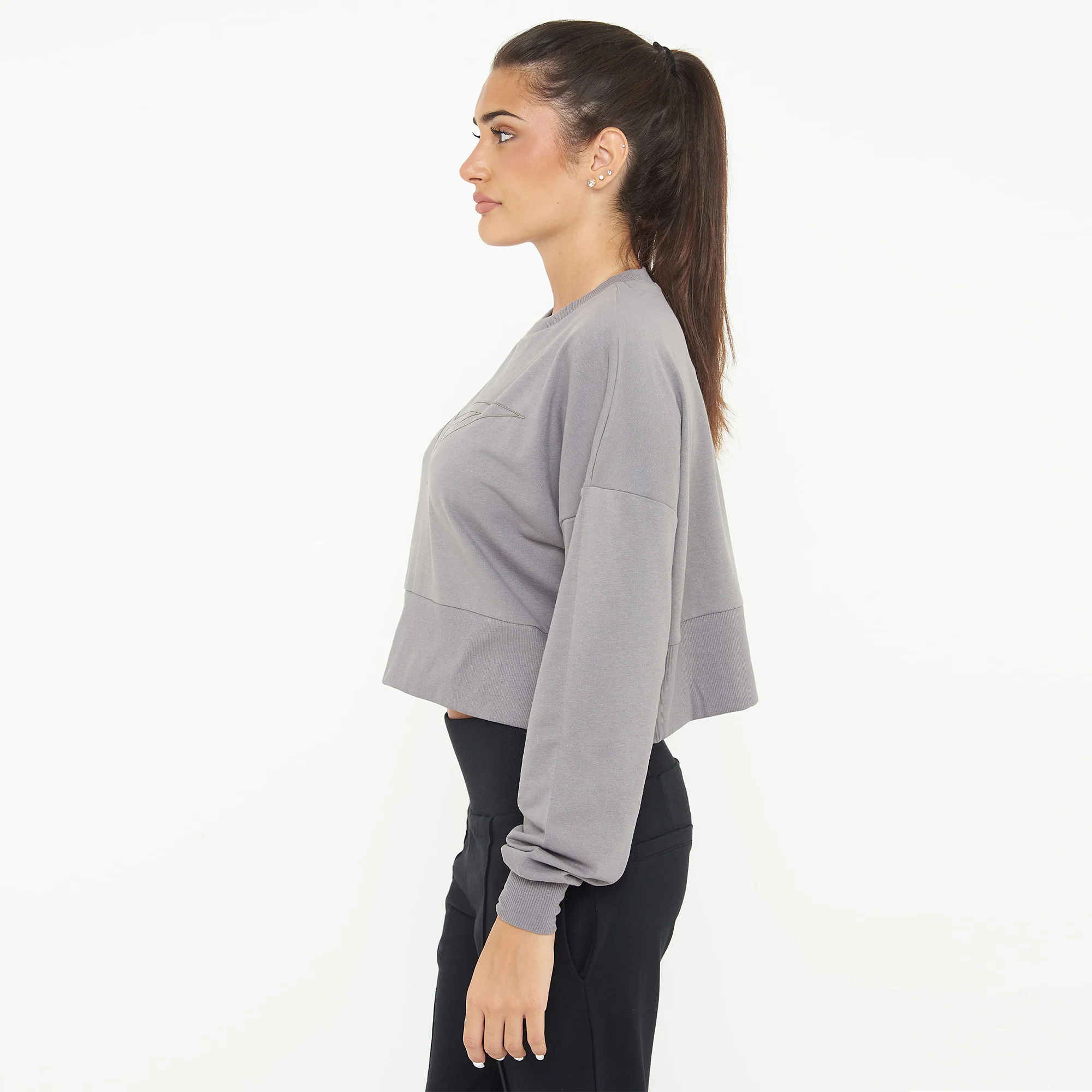 Felpa girocollo in cotone F-Essence - Image 5