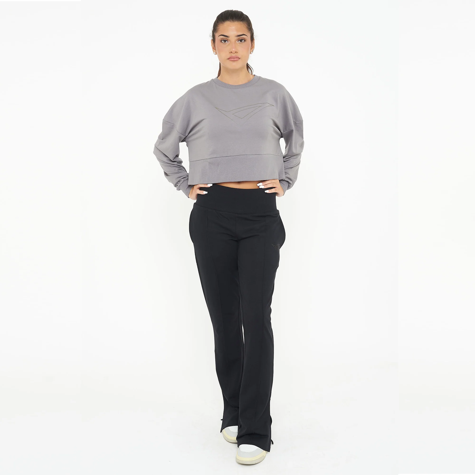 Felpa girocollo in cotone F-Essence - Image 6