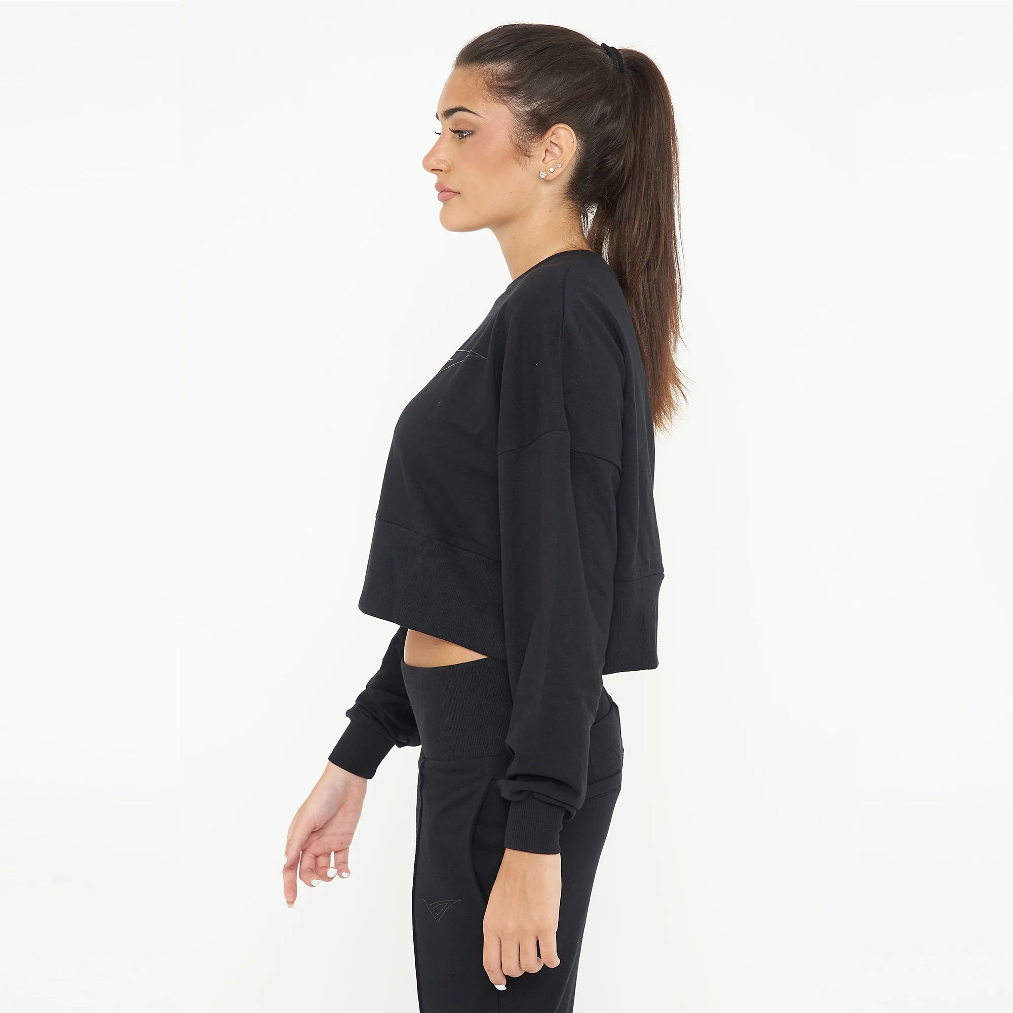 Felpa girocollo in cotone F-Essence - Image 3