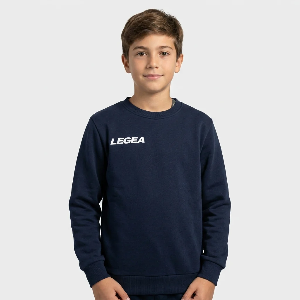 Felpa girocollo felpata Zagabria Junior - taglie piccole