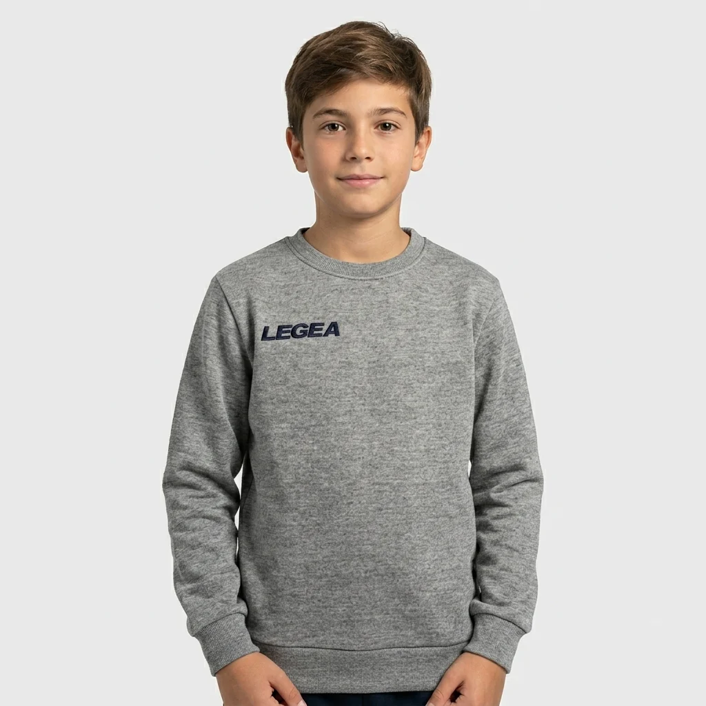 Felpa girocollo felpata Zagabria Junior - taglie piccole