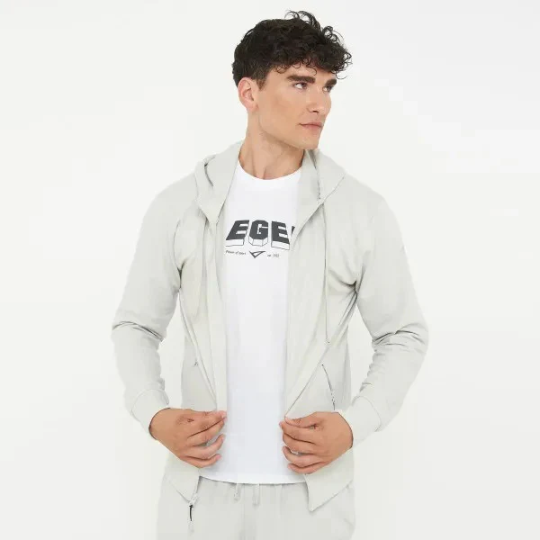 Felpa leggera con cappuccio F-Zippy