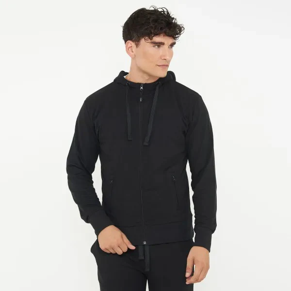 Felpa leggera con cappuccio F-Zippy