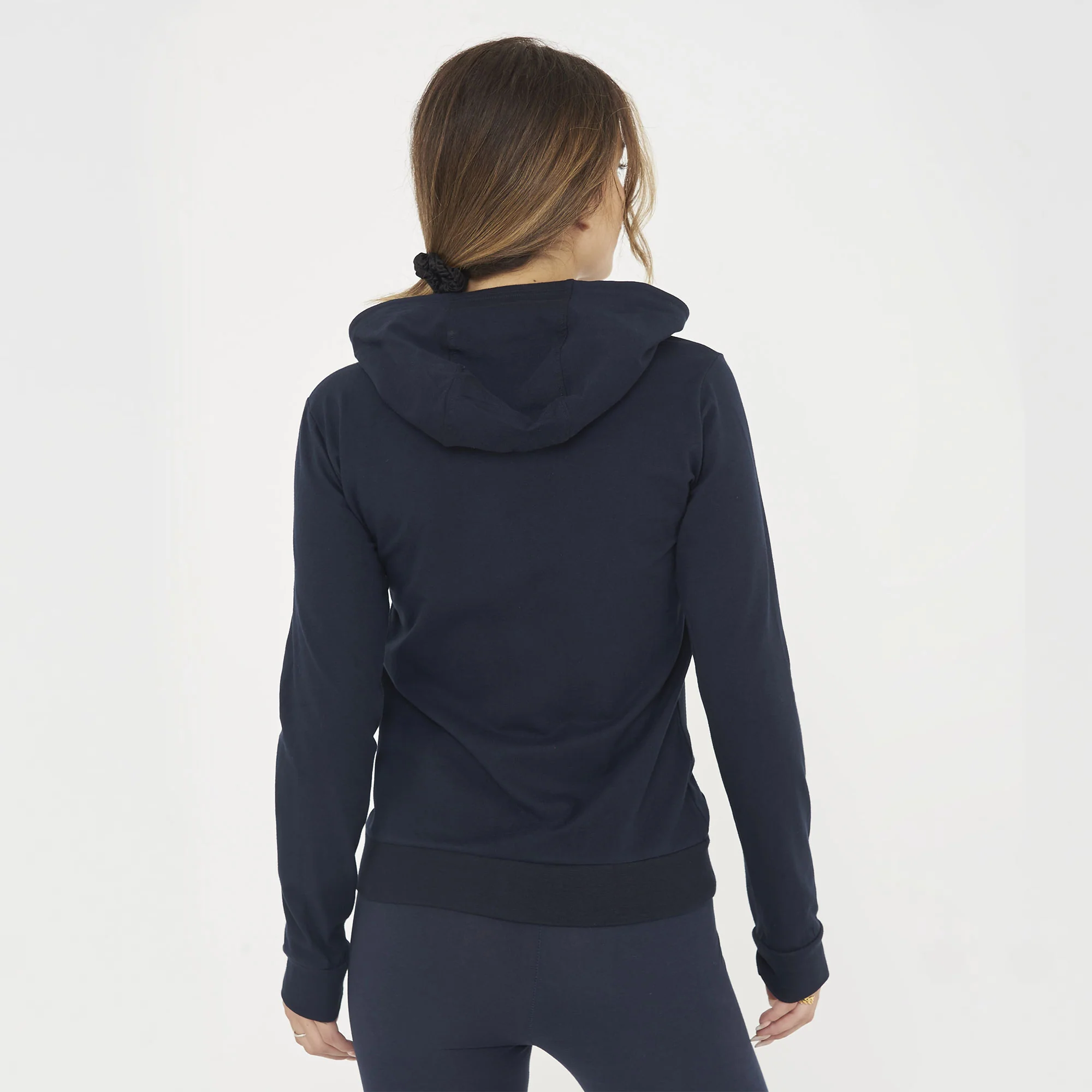 Felpa leggera con zip e cappuccio Layca - Image 2