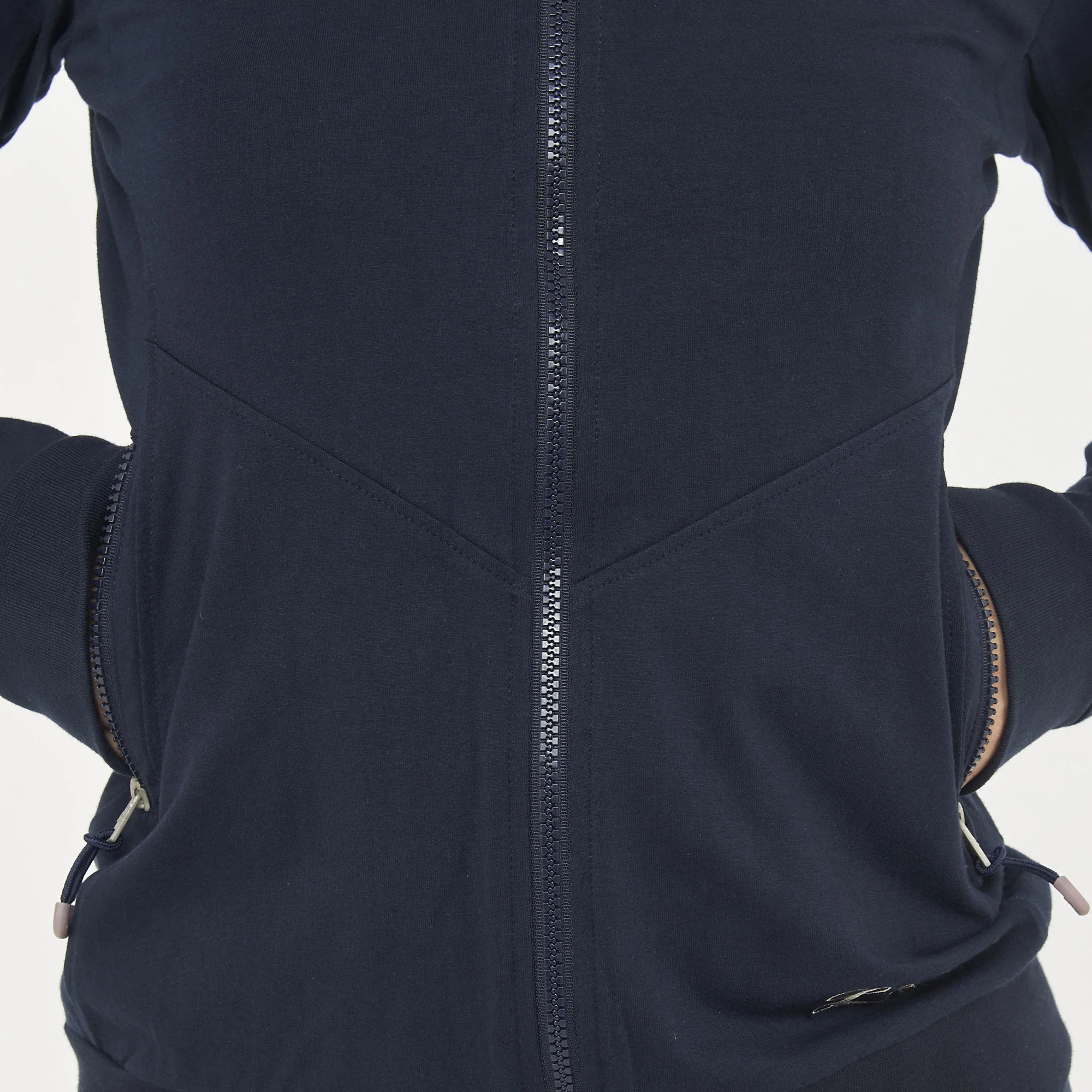 Felpa leggera con zip e cappuccio Layca - Image 4
