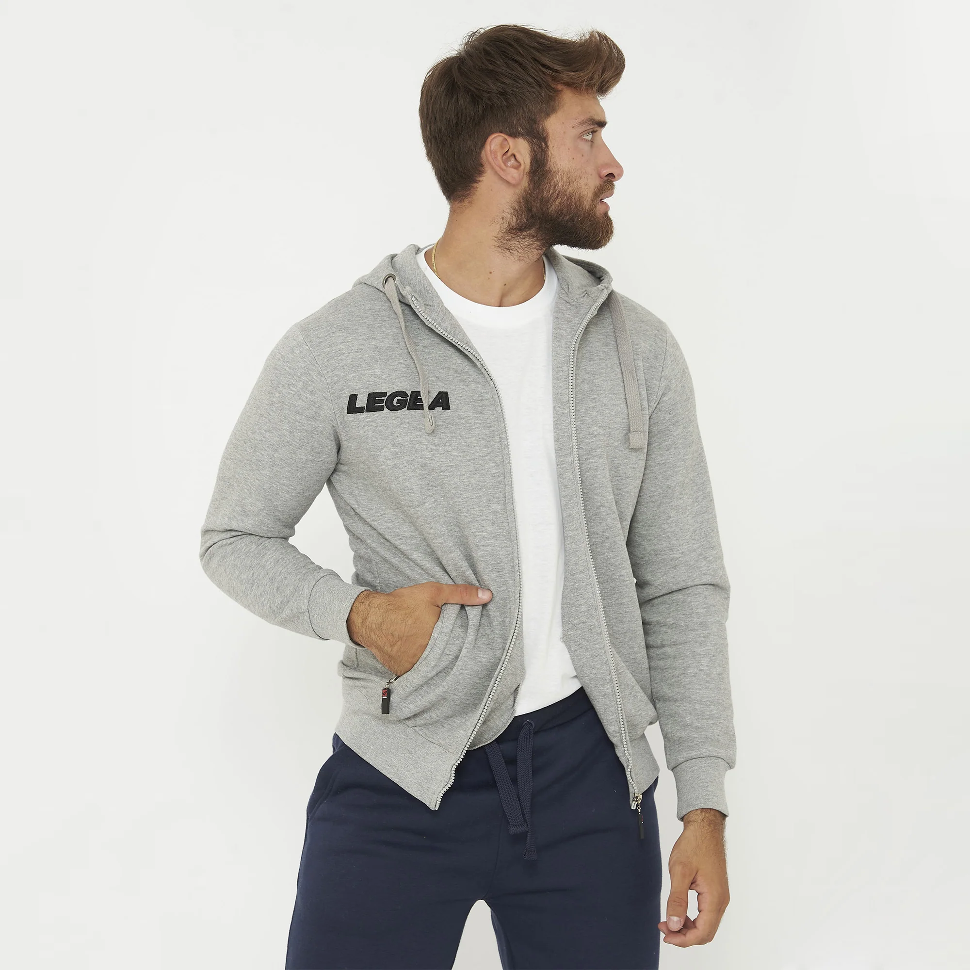 Felpa con cappuccio e zip Sarajevo - Image 3