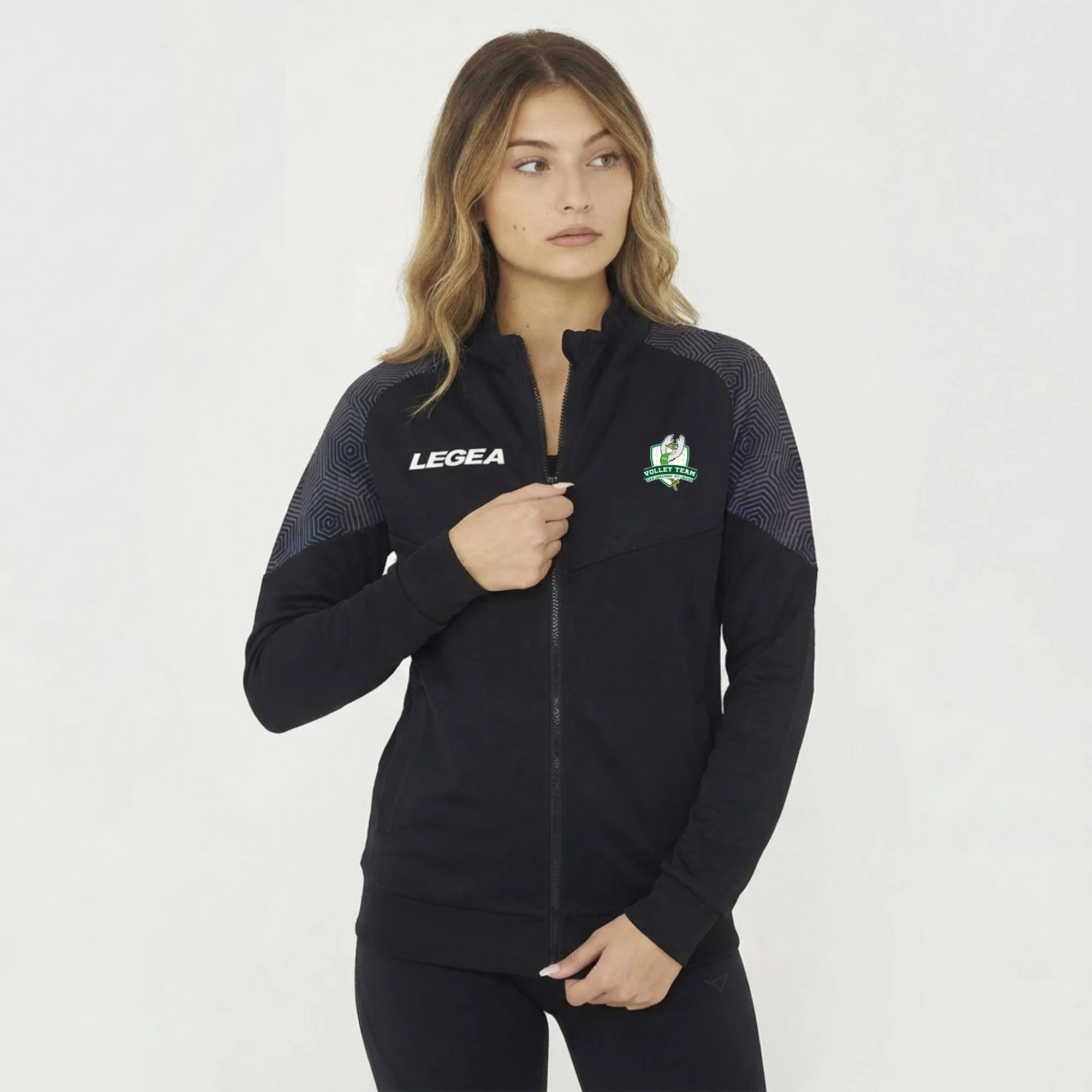 Giacca con zip con pattern iridescente - Volley Team San Giacomo