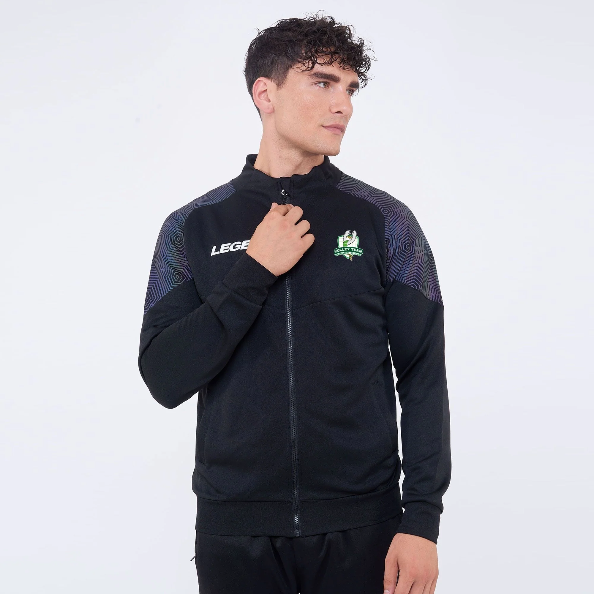 Giacca con zip con pattern iridescente - Volley Team San Giacomo - Image 2
