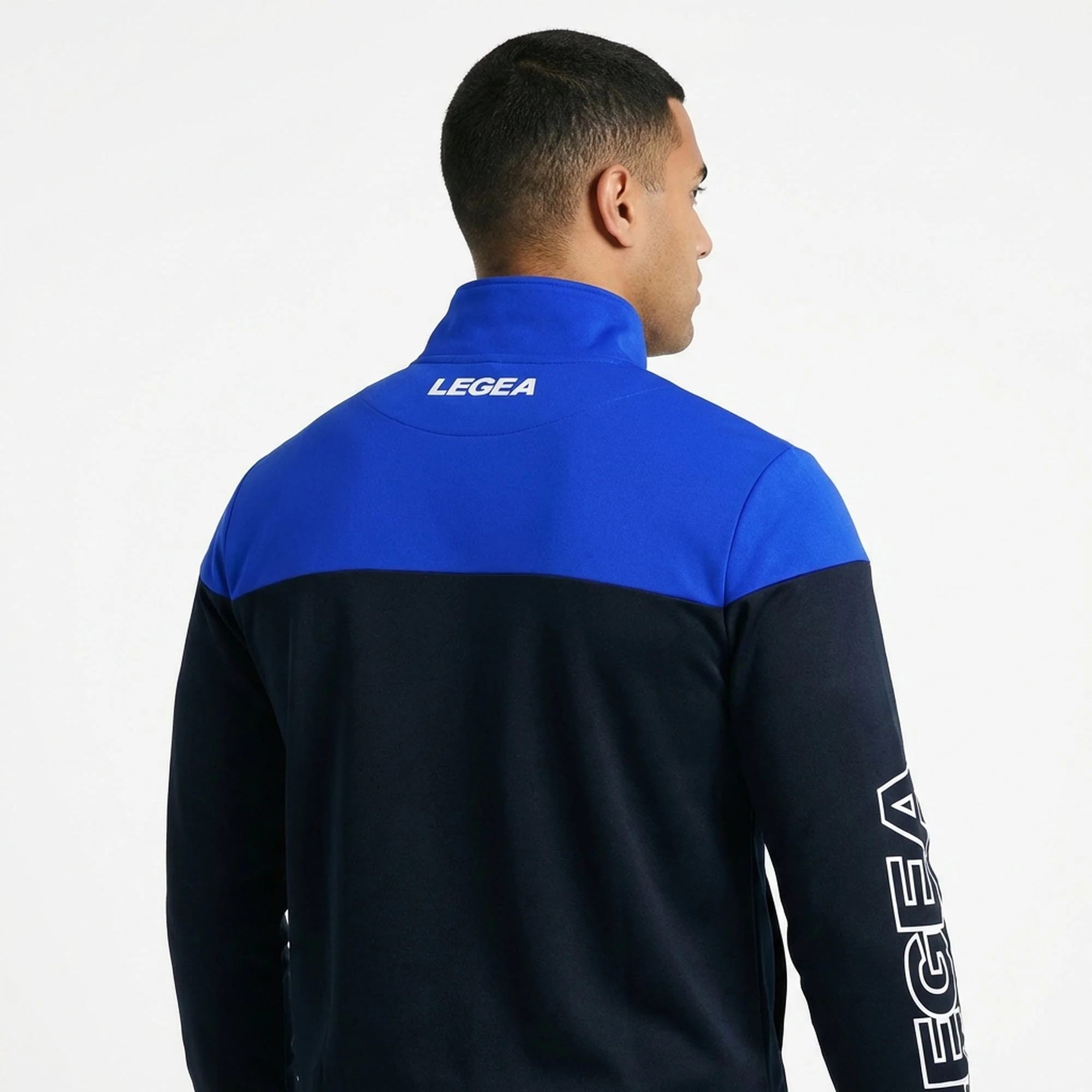 Giacca sportiva bicolor con zip Ontario - oversize - Image 2