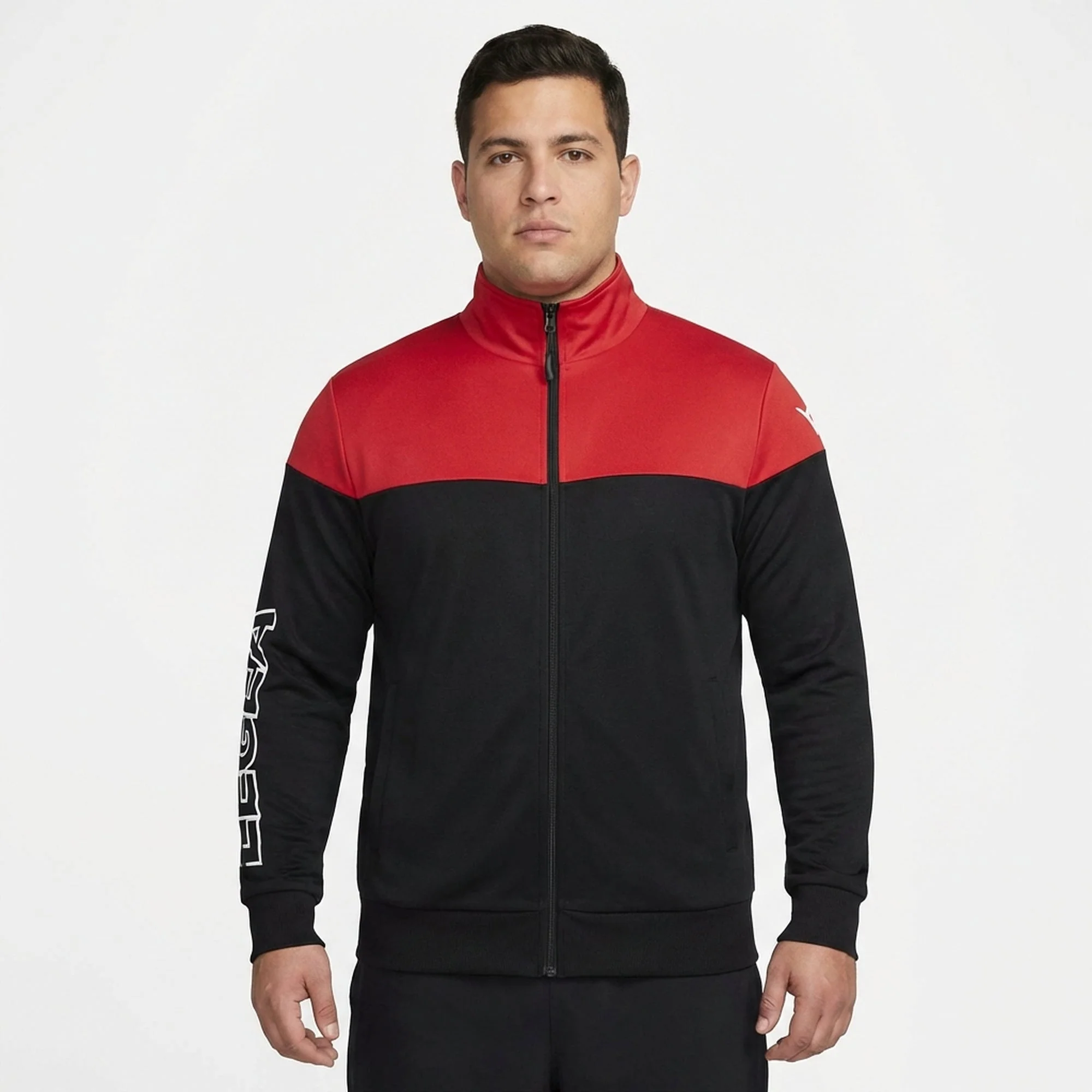 Giacca sportiva bicolor con zip Ontario - oversize