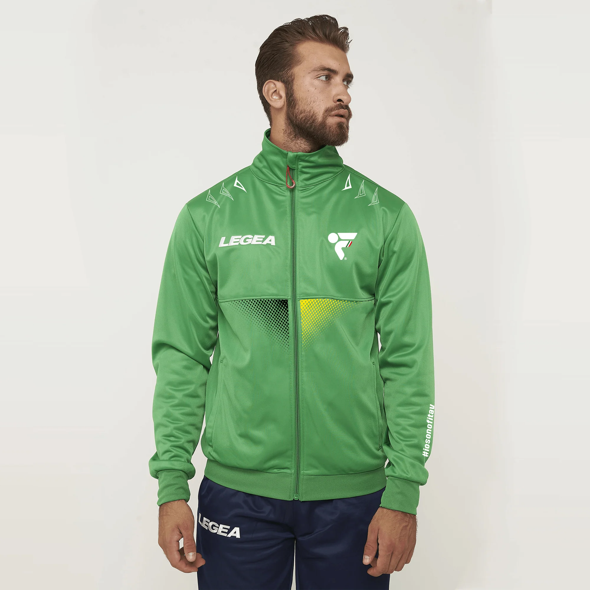 Giacca con zip tricolore - Fitav - Image 3