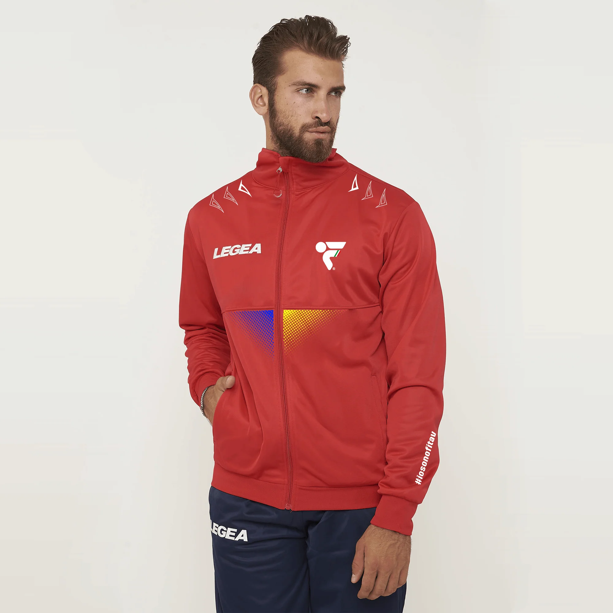 Giacca con zip tricolore - Fitav - Image 5