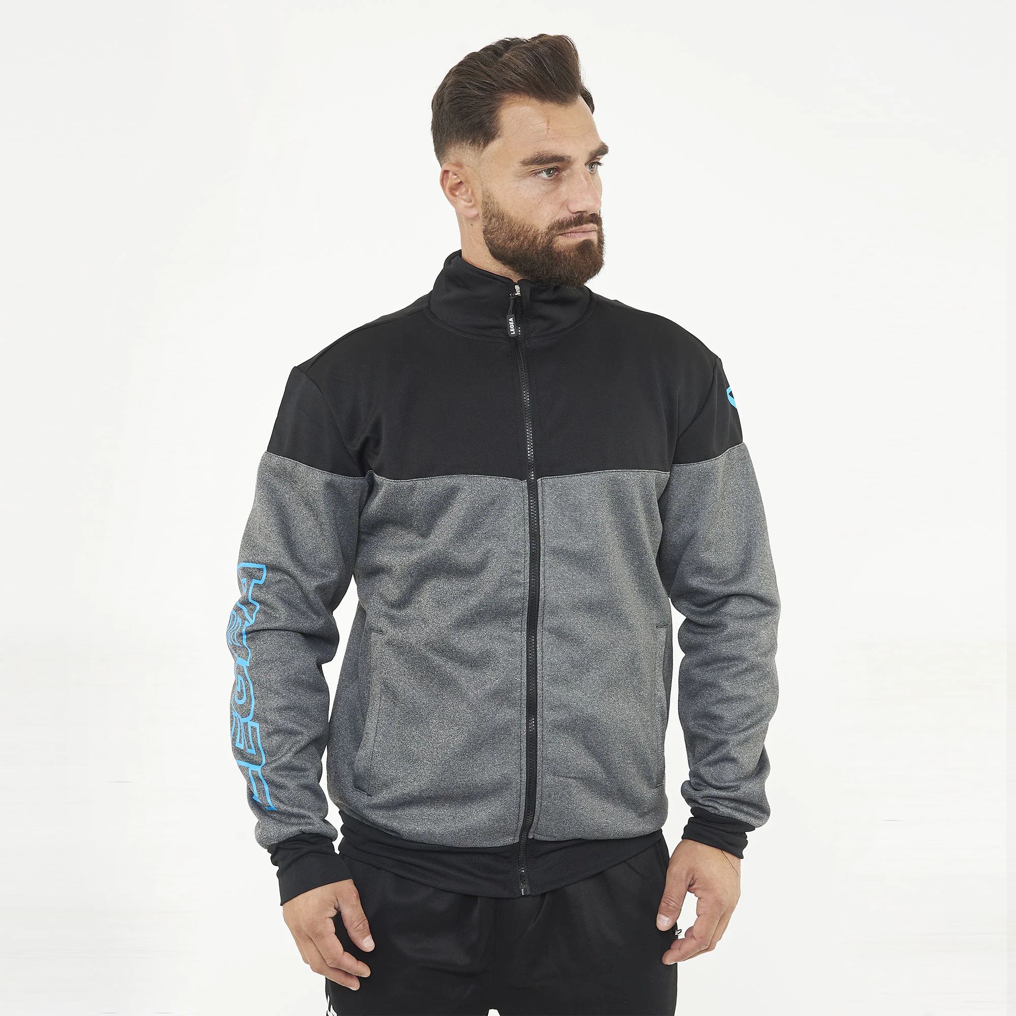 Giacca sportiva con zip in poliestere Ucla - Image 2