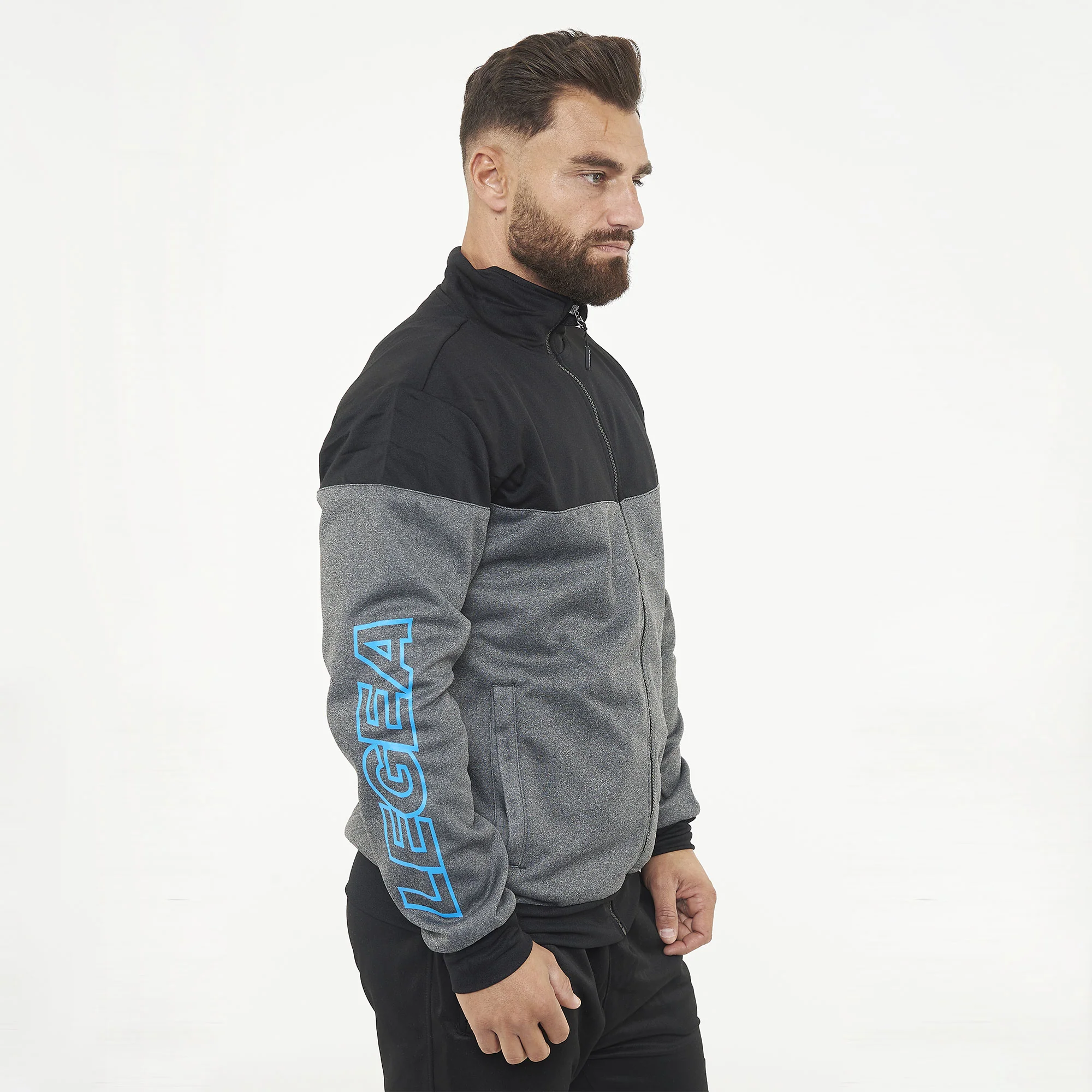 Giacca sportiva con zip in poliestere Ucla - Image 6