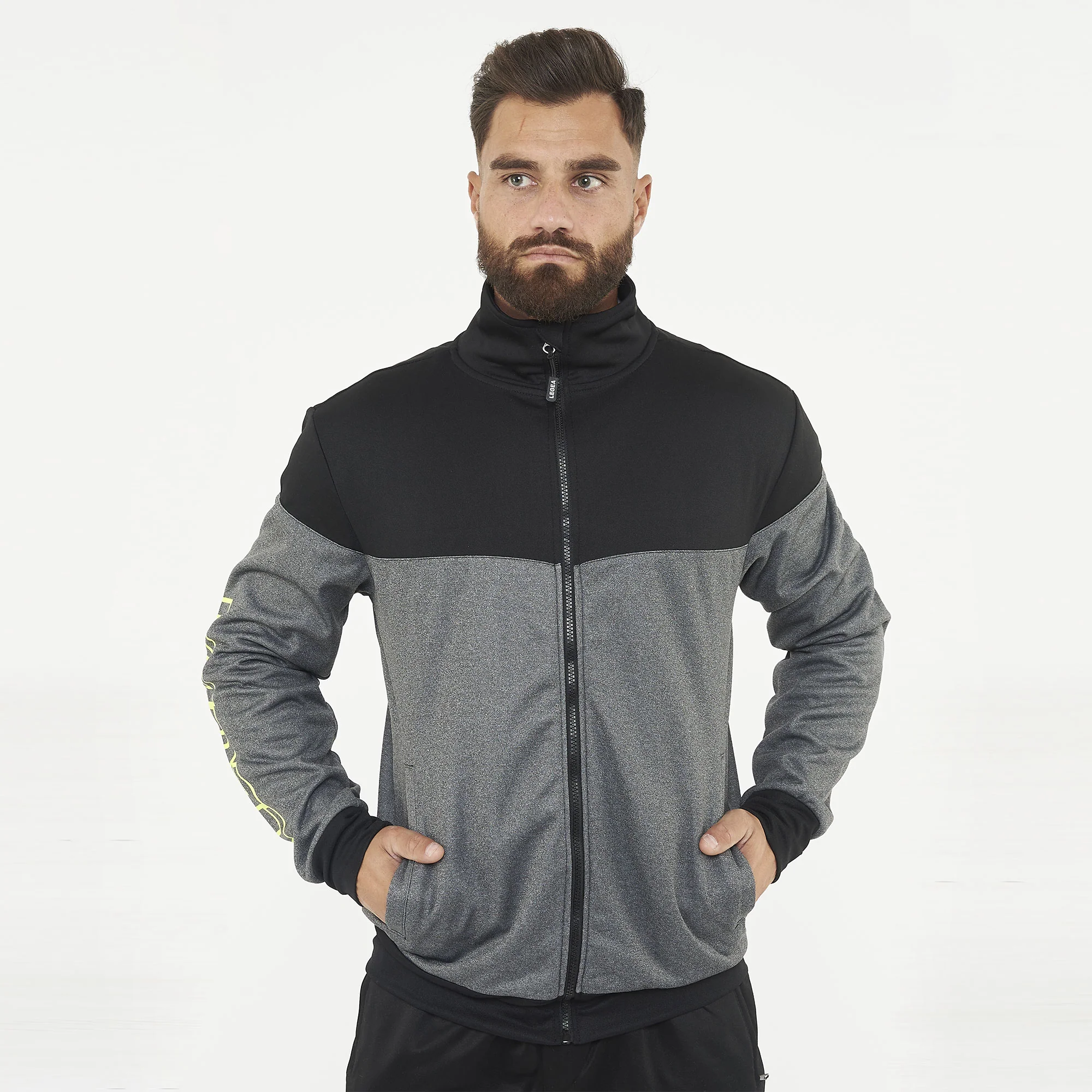 Giacca sportiva con zip in poliestere Ucla