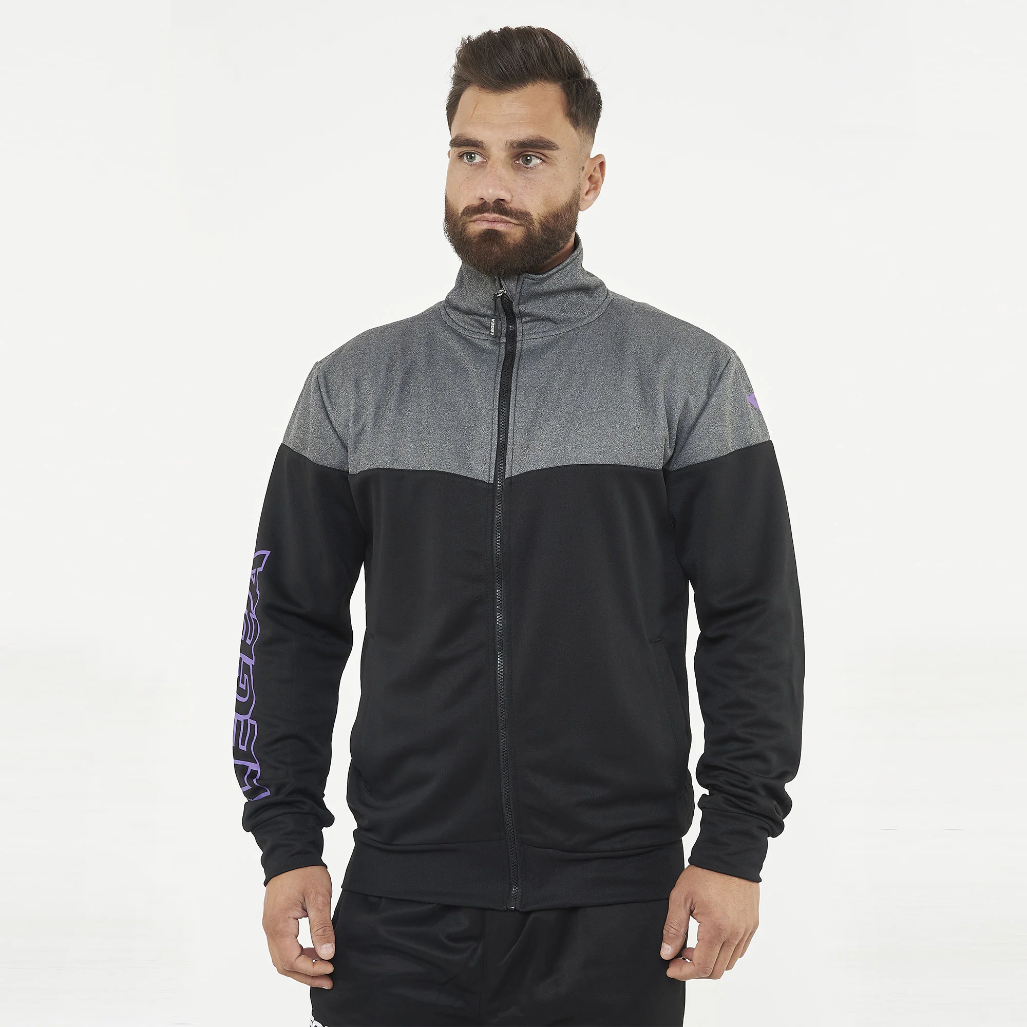 Giacca sportiva con zip in poliestere Ucla