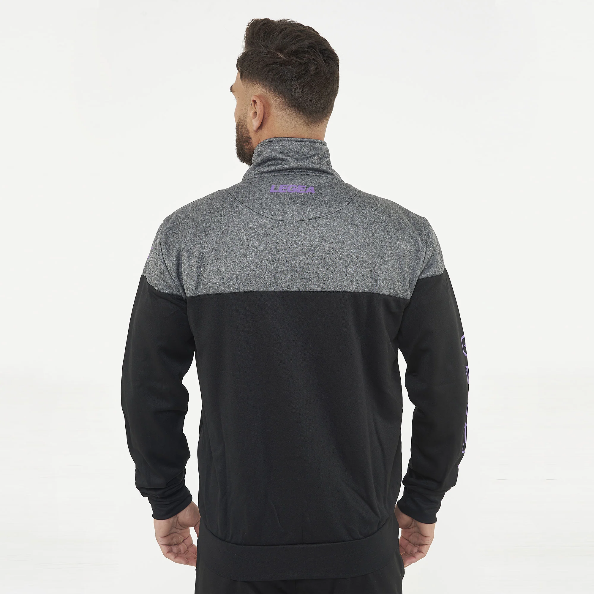 Giacca sportiva con zip in poliestere Ucla - Image 3