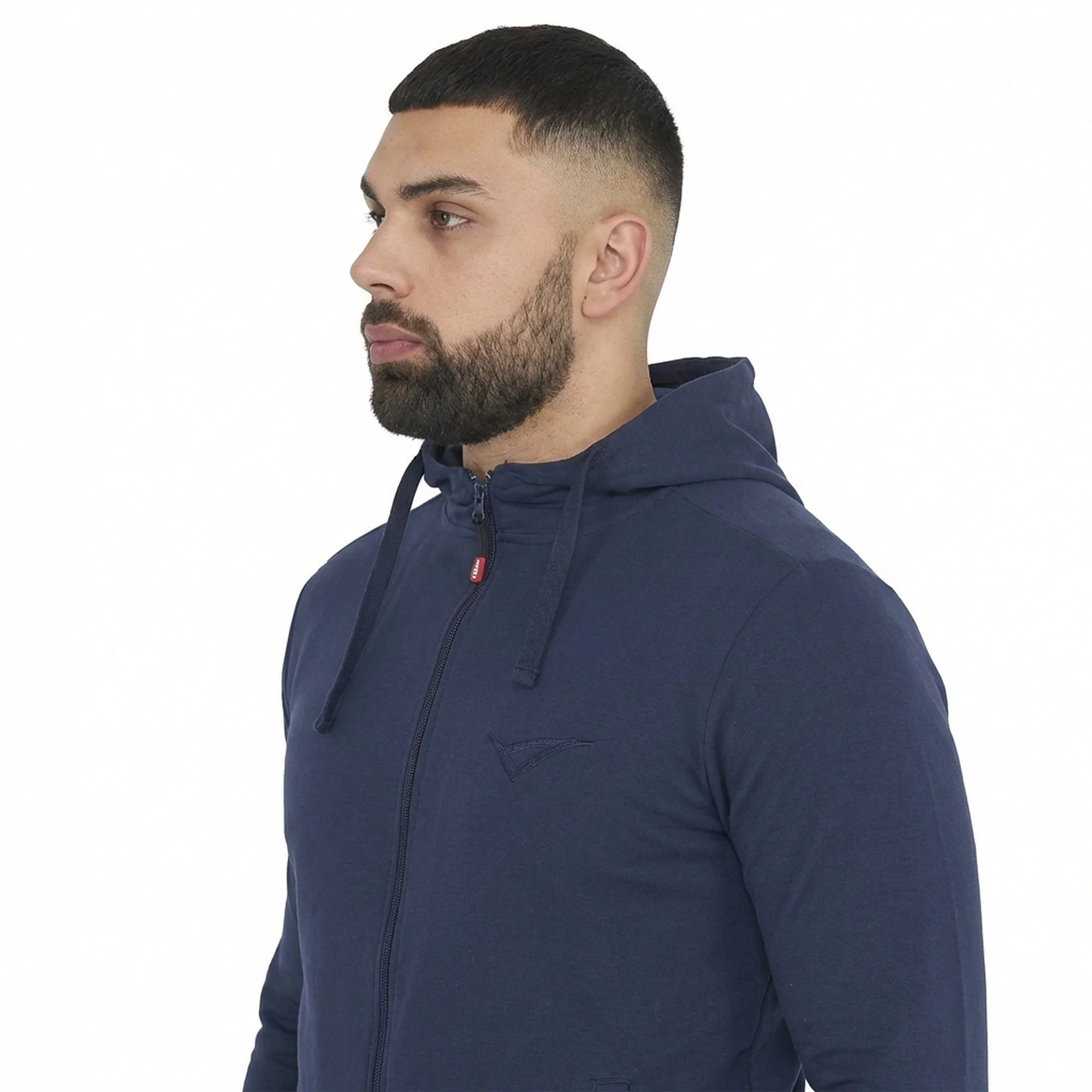 Giacca con zip e cappuccio in cotone Maya - oversize - Image 2
