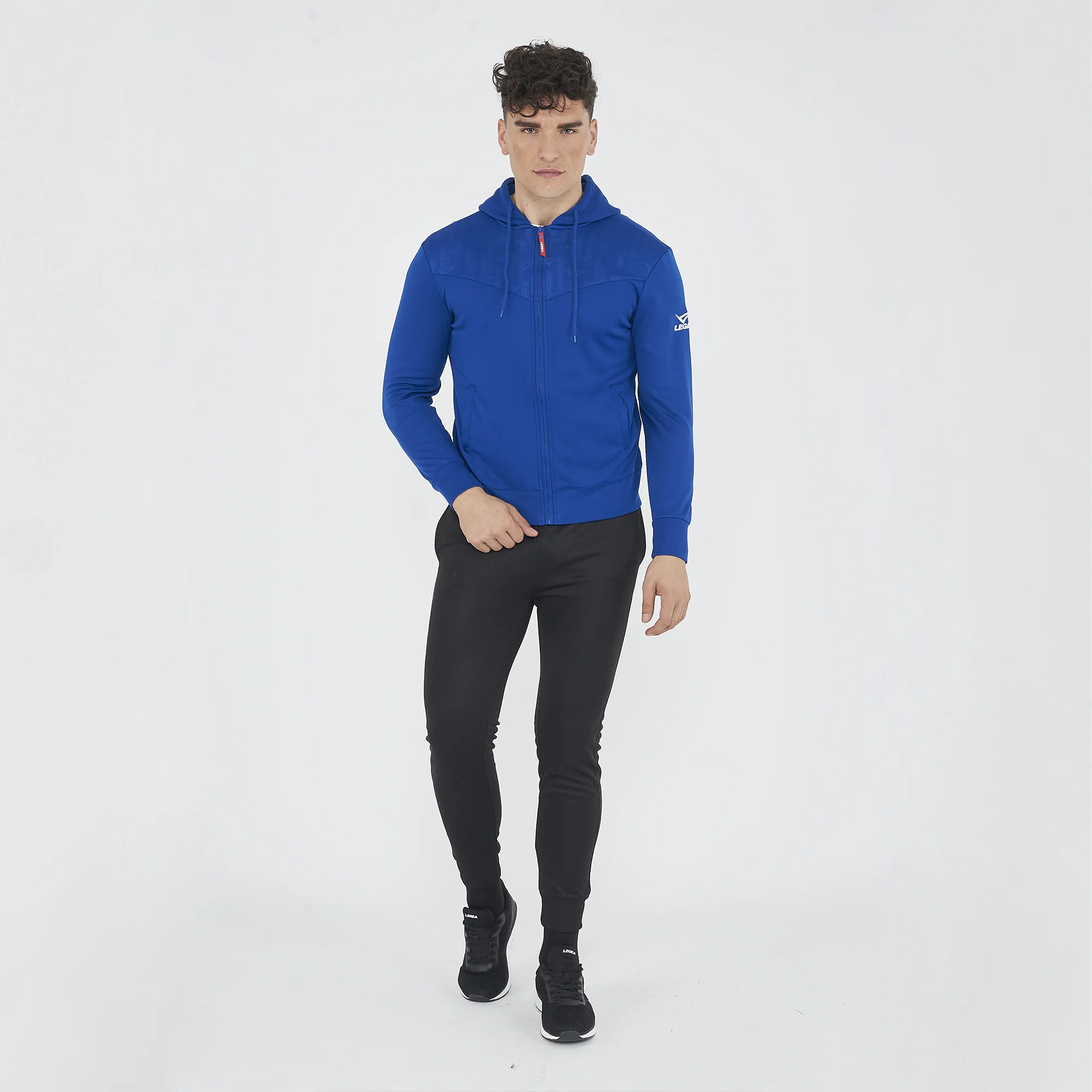Felpa leggera con zip e cappuccio Saburo - Image 6