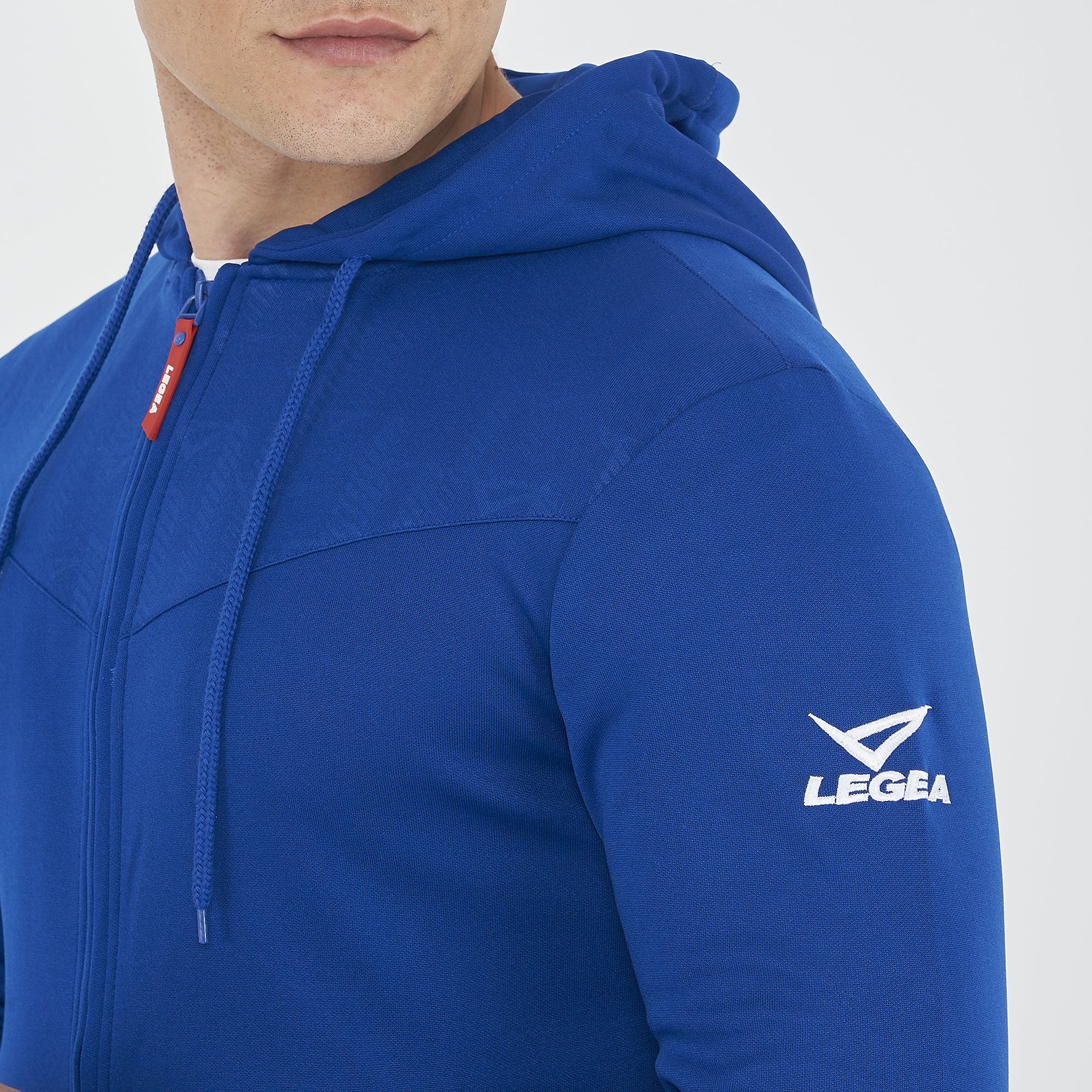 Felpa leggera con zip e cappuccio Saburo - Image 4