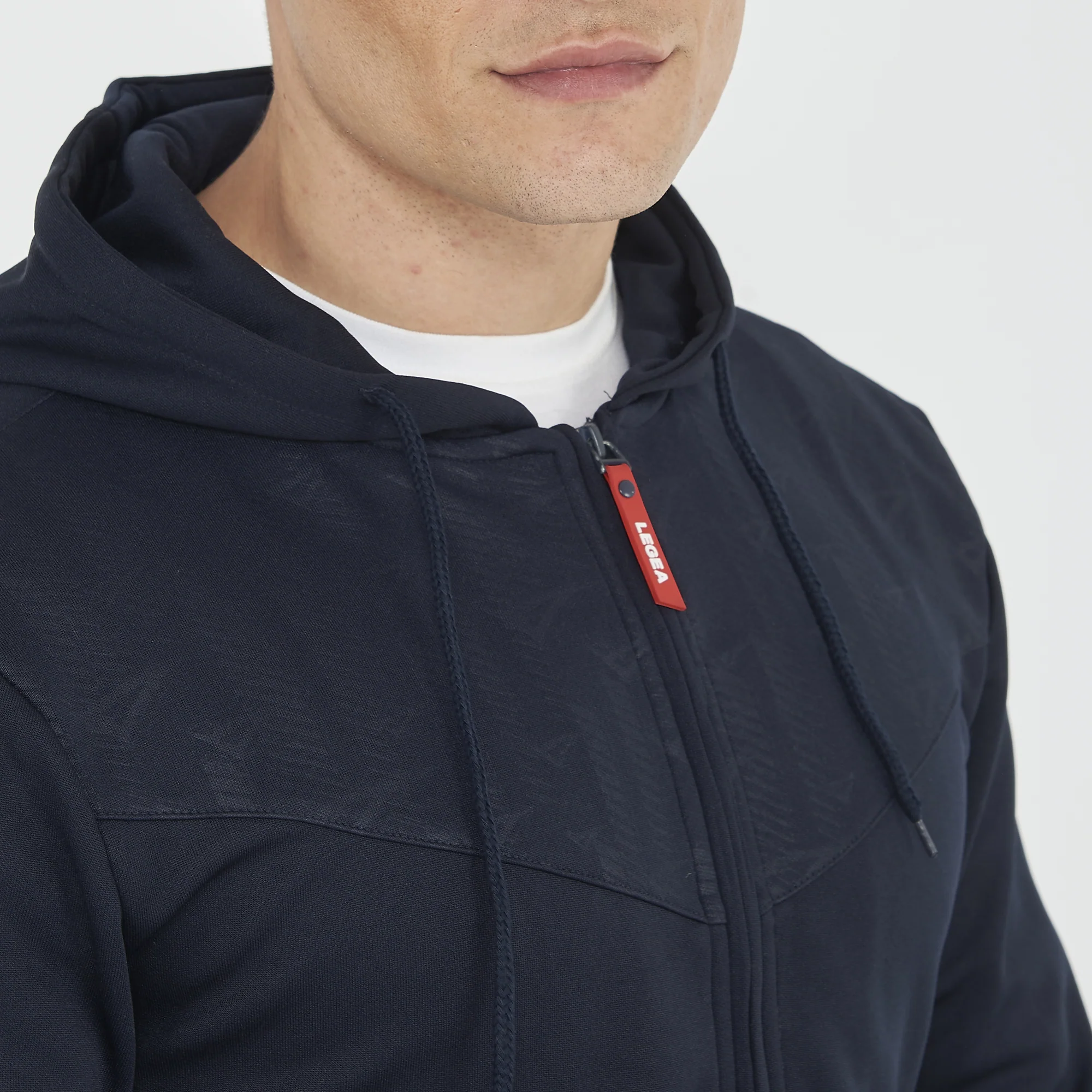 Felpa leggera con zip e cappuccio Saburo - Image 6