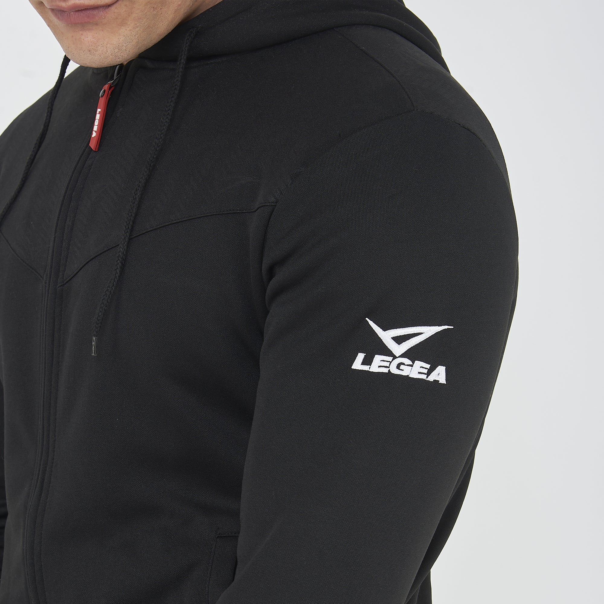 Felpa leggera con zip e cappuccio Saburo - Image 6