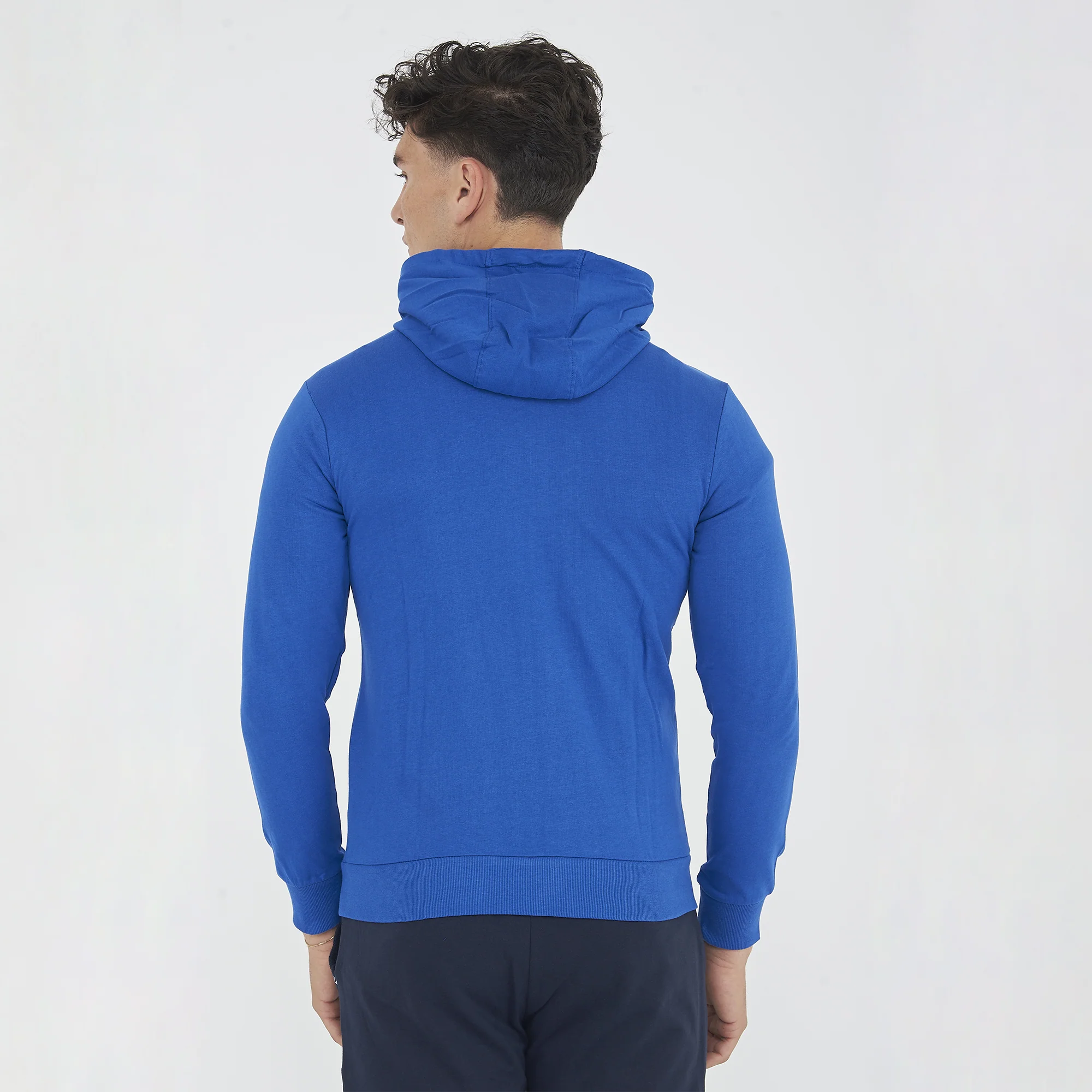 Felpa leggera in cotone con zip e cappuccio Raya - Image 2