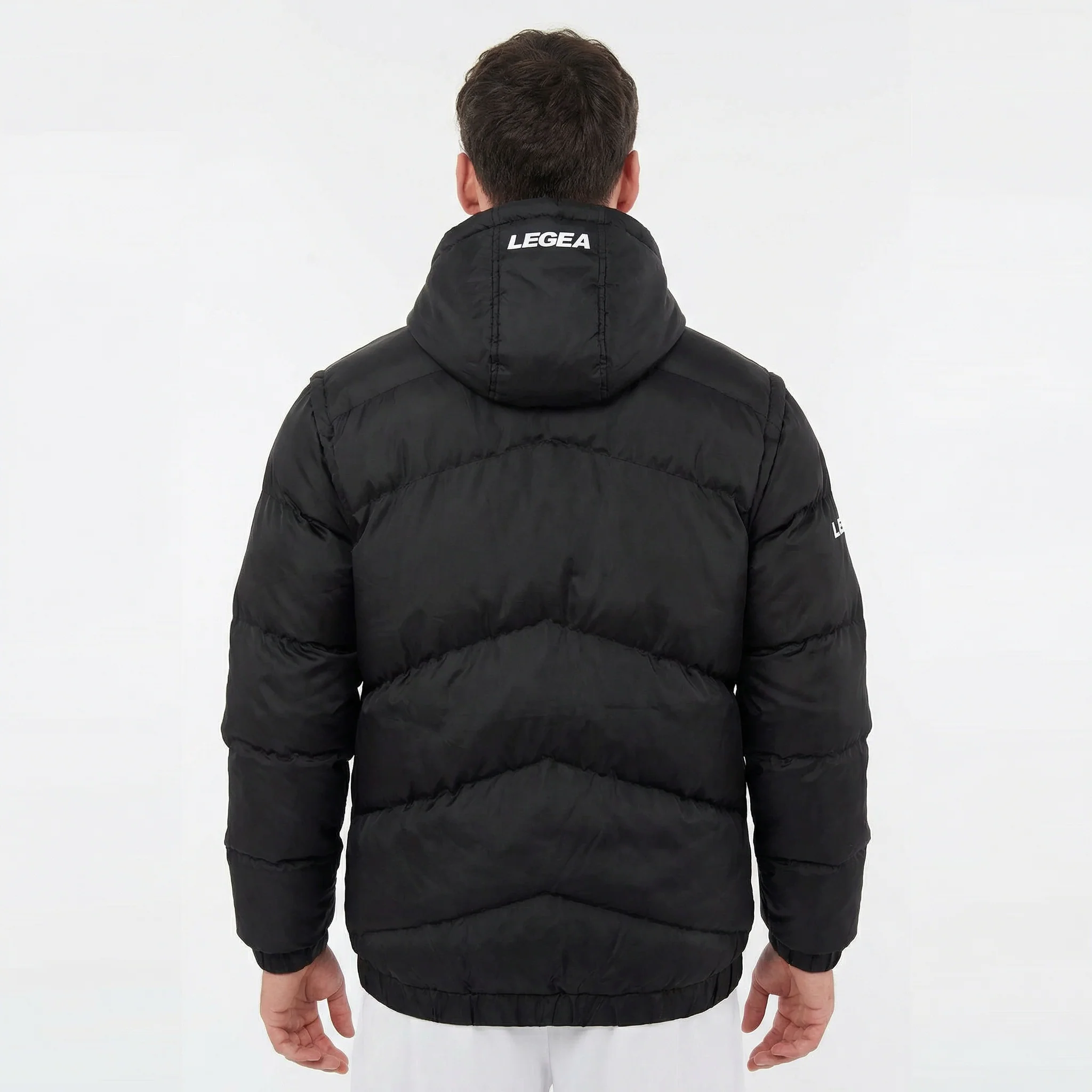 Giubbotto trasformabile da uomo Quebec - nero - Image 4